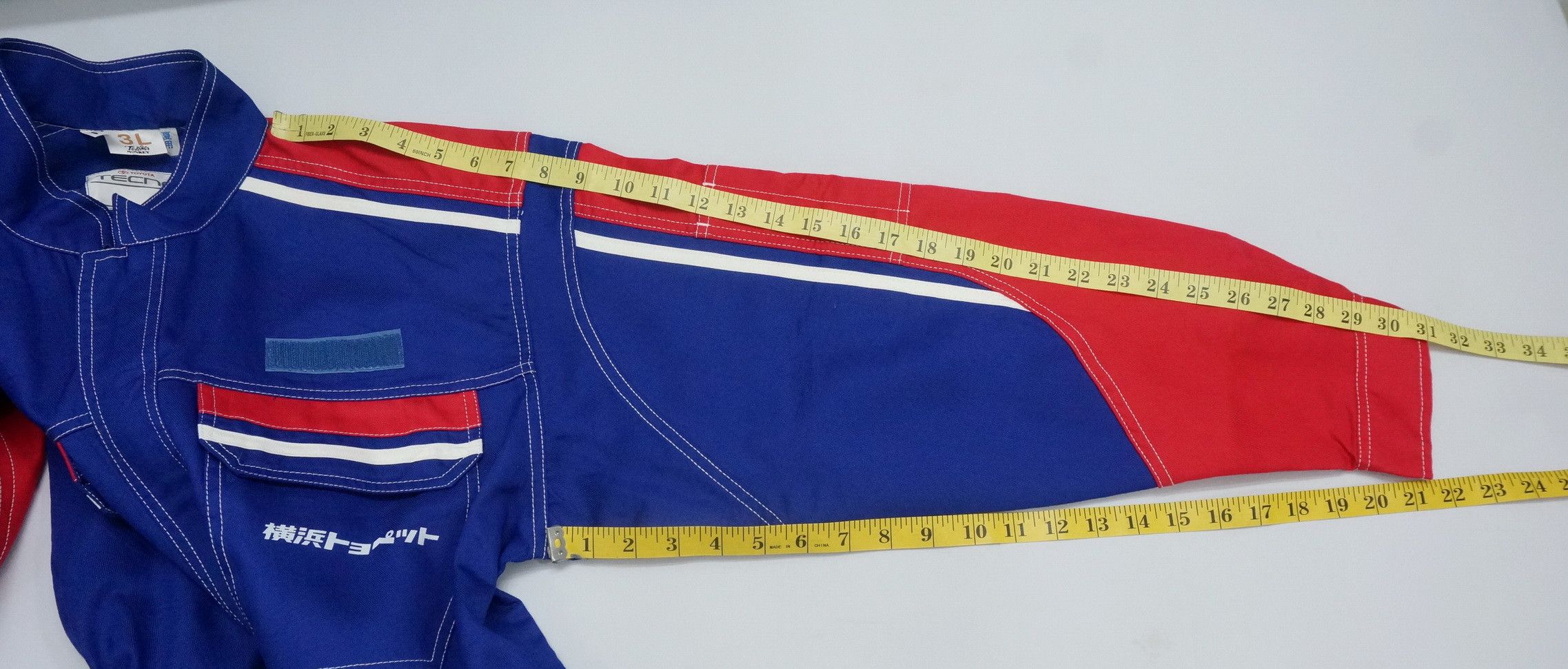 Japanese Brand TOYOTA TOYOPET TECNO Uniform Coverall Size US 35 - 22 Thumbnail