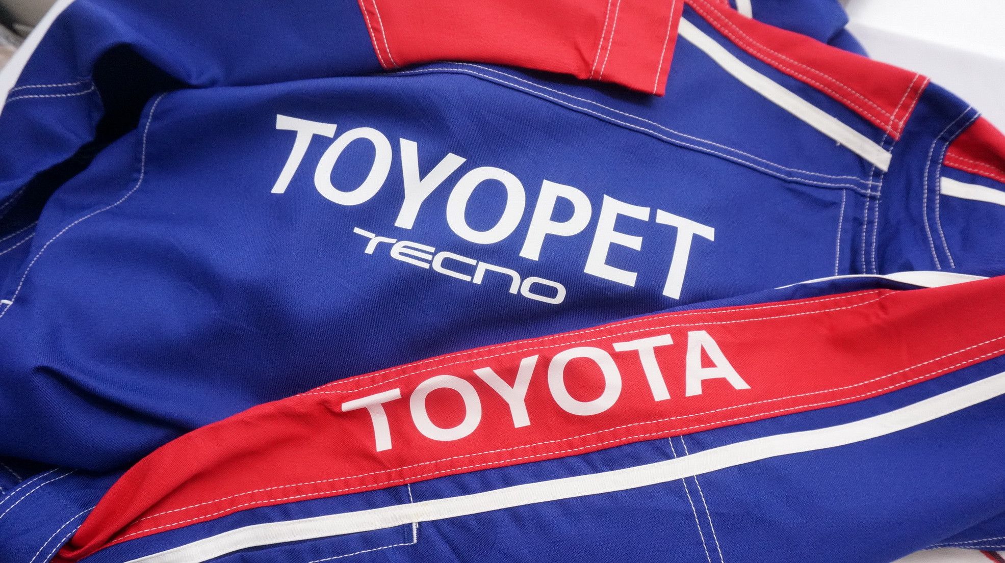 Japanese Brand TOYOTA TOYOPET TECNO Uniform Coverall Size US 35 - 13 Thumbnail