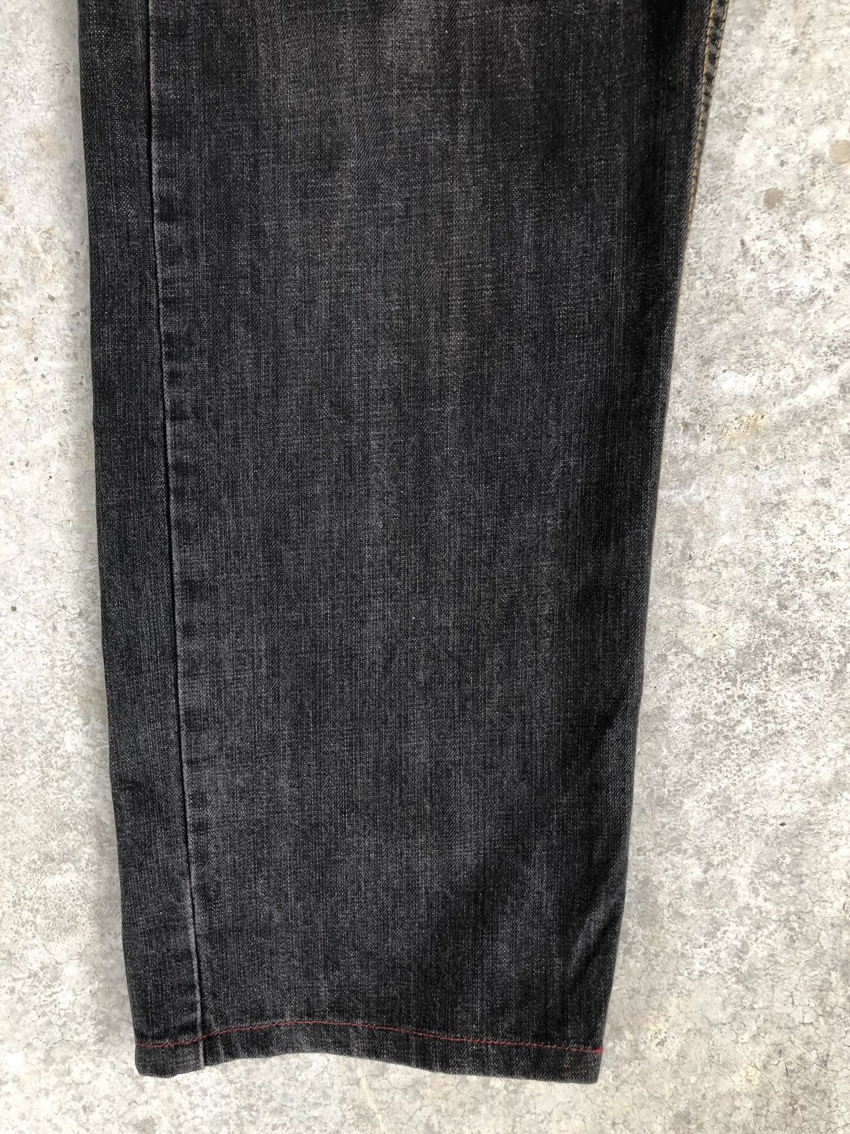 Japanese Brand Japanese Painted Jeans Big Logo Jeans Distressed Jean Size US 34 / EU 50 - 6 Thumbnail