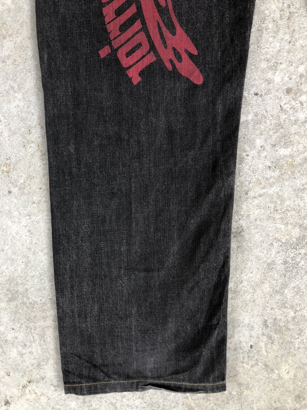 Japanese Brand Japanese Painted Jeans Big Logo Jeans Distressed Jean Size US 34 / EU 50 - 11 Thumbnail