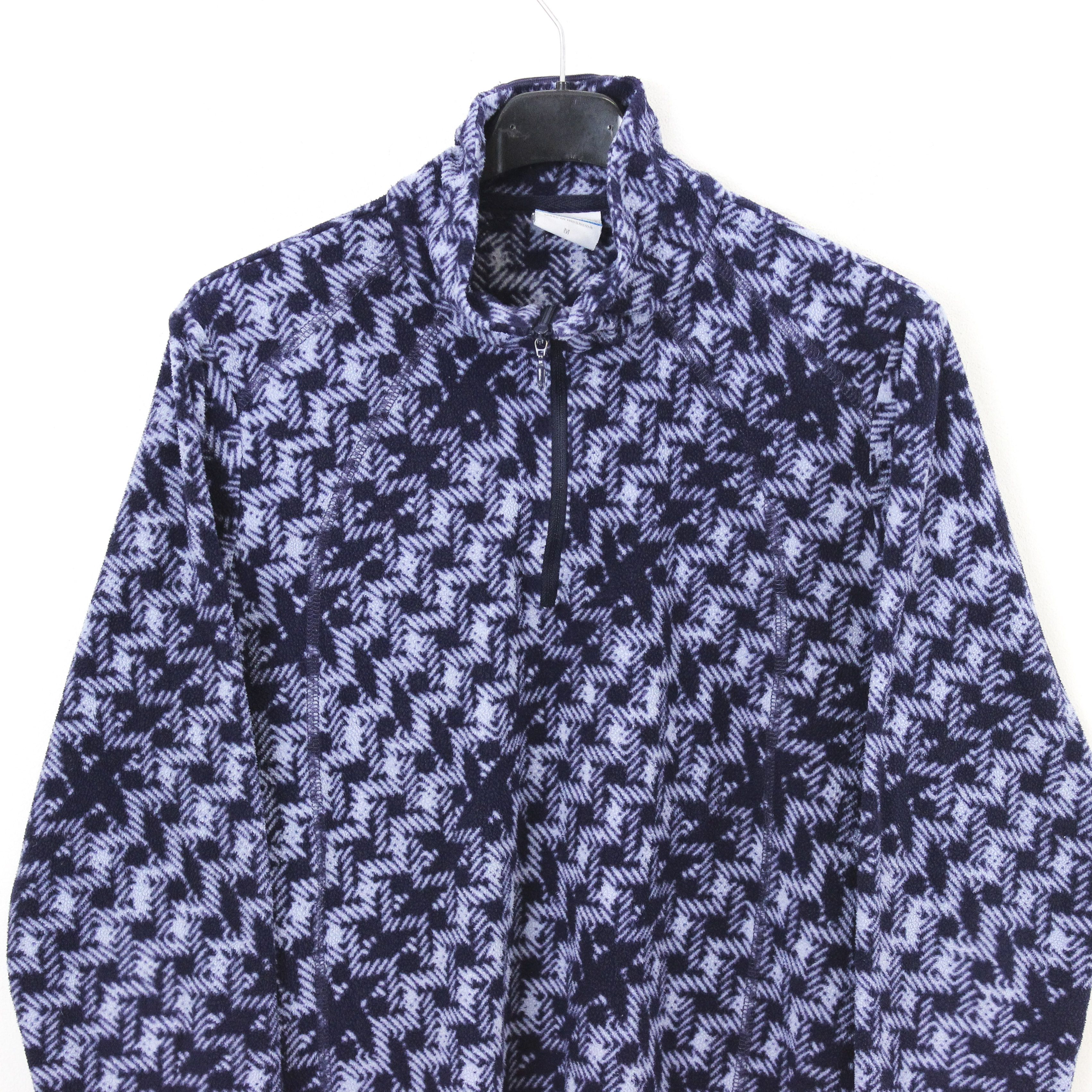 Columbia Fleece Pullover Jumper Sweatshirt Quarter Zip Jacket Top Size M / US 6-8 / IT 42-44 - 2 Thumbnail