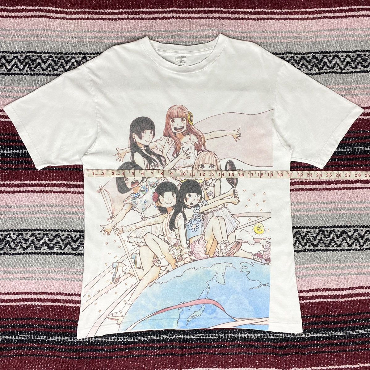 Anime × Vintage Dempagumi Ashita Chikyu ga Konagona ni Nattemo Shirt Size US L / EU 52-54 / 3 - 4 Thumbnail
