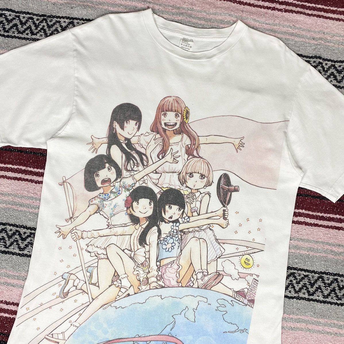 Anime × Vintage Dempagumi Ashita Chikyu ga Konagona ni Nattemo Shirt Size US L / EU 52-54 / 3 - 3 Thumbnail