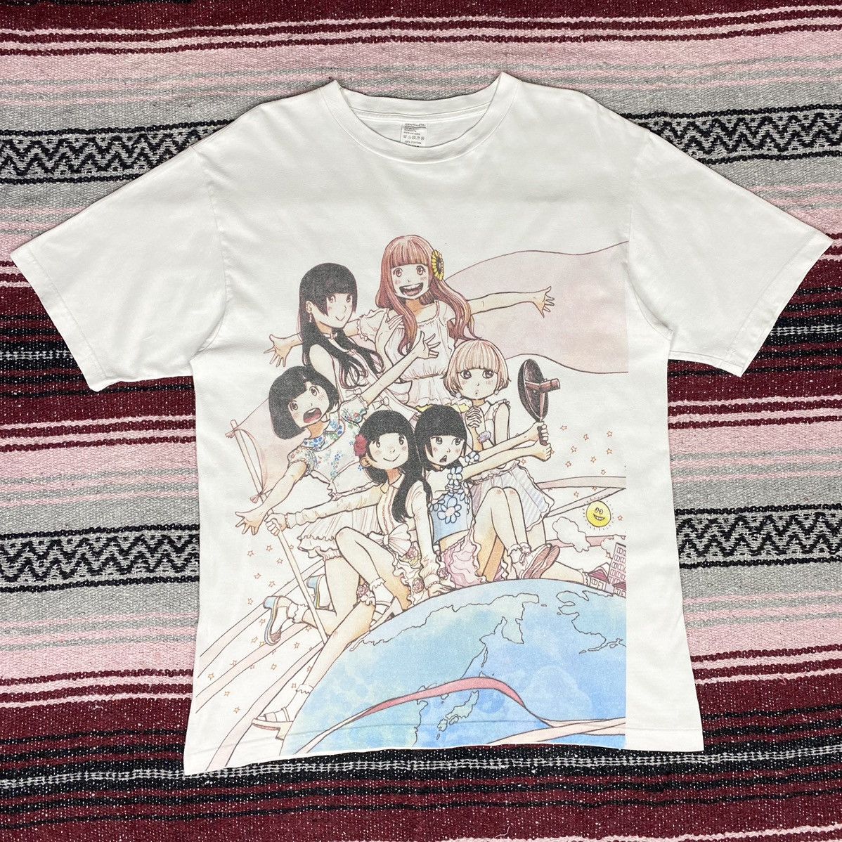 Anime × Vintage Dempagumi Ashita Chikyu ga Konagona ni Nattemo Shirt Size US L / EU 52-54 / 3 - 1 Thumbnail