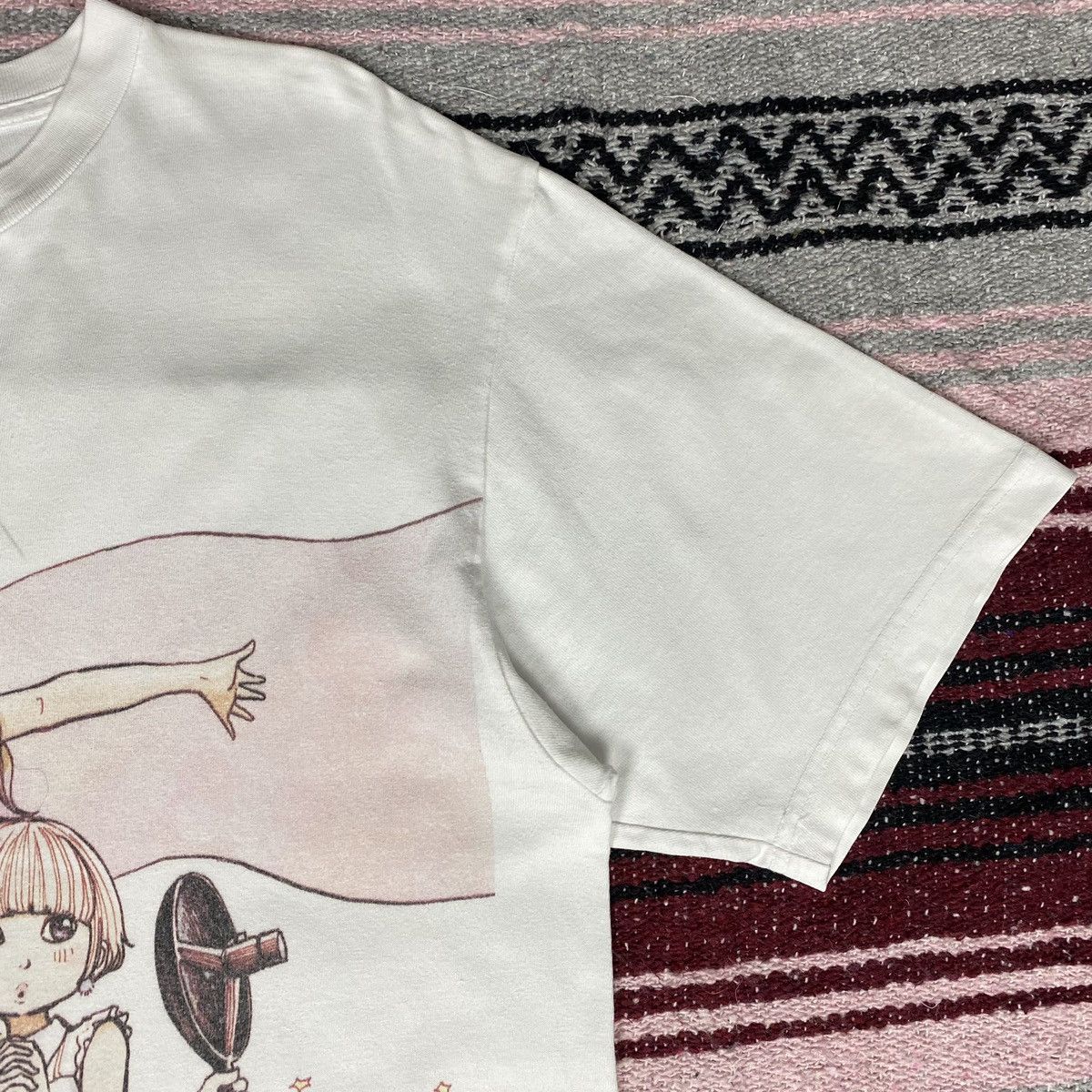 Anime × Vintage Dempagumi Ashita Chikyu ga Konagona ni Nattemo Shirt Size US L / EU 52-54 / 3 - 8 Thumbnail
