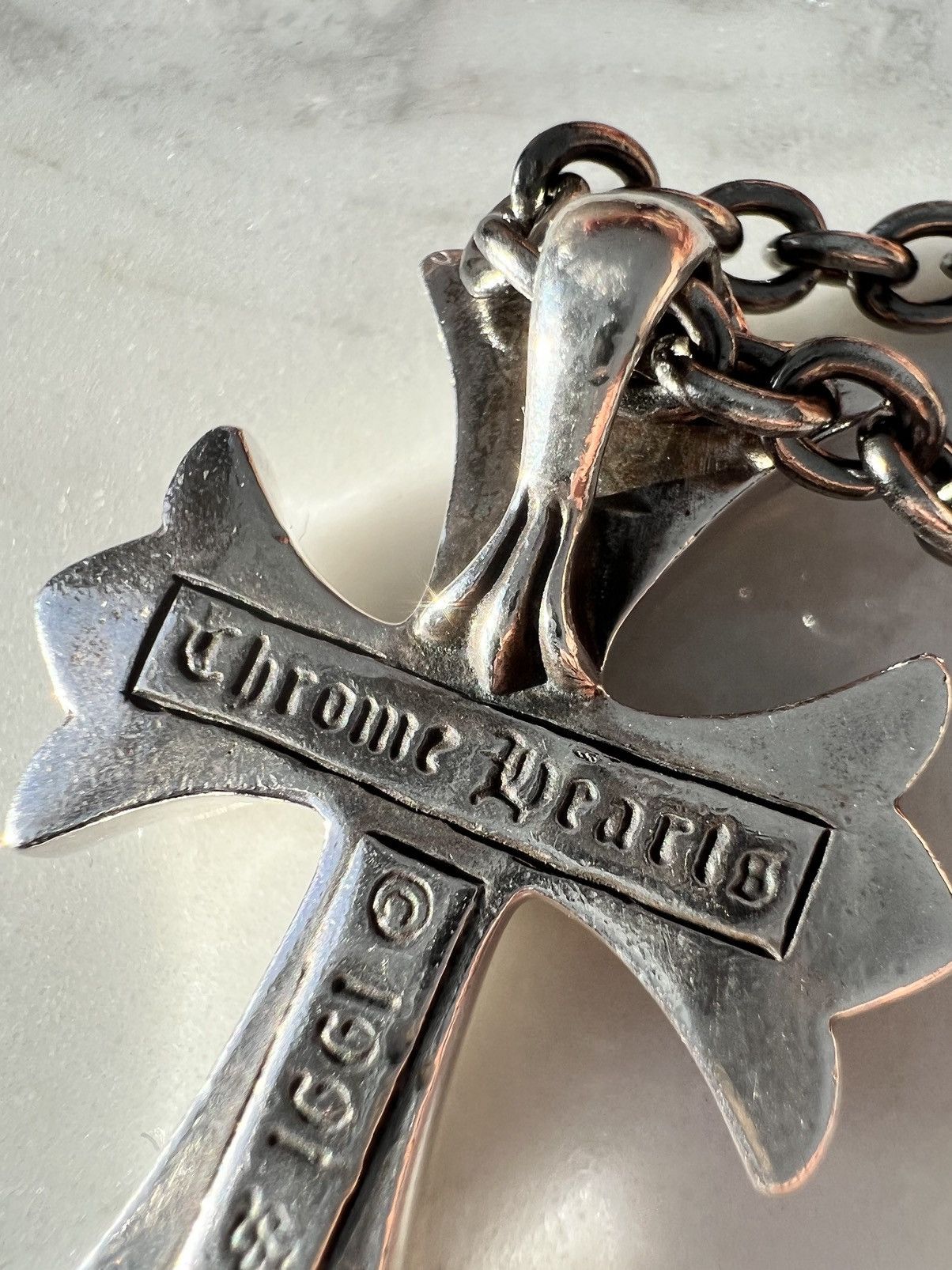 Chrome Hearts 23k$ Chrome Hearts pave diamond cross pendant Size ONE SIZE - 15 Thumbnail
