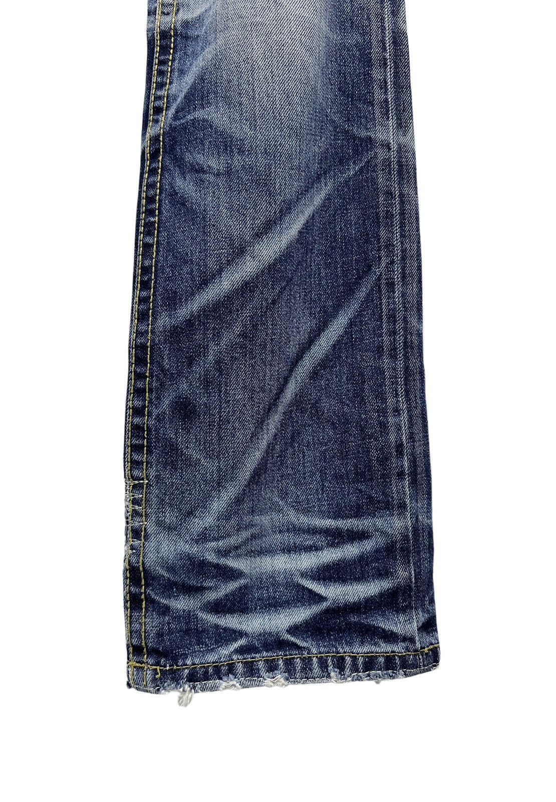 Vintage 🔥YOSHITOMO NARA LOLITA Exotic Denim Chrome Hearts Inspired Size US 29 - 20 Thumbnail
