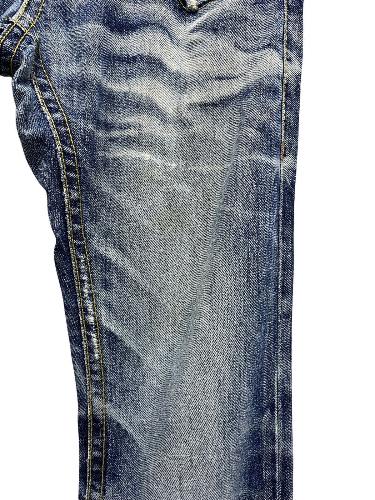 Vintage 🔥YOSHITOMO NARA LOLITA Exotic Denim Chrome Hearts Inspired Size US 29 - 18 Thumbnail