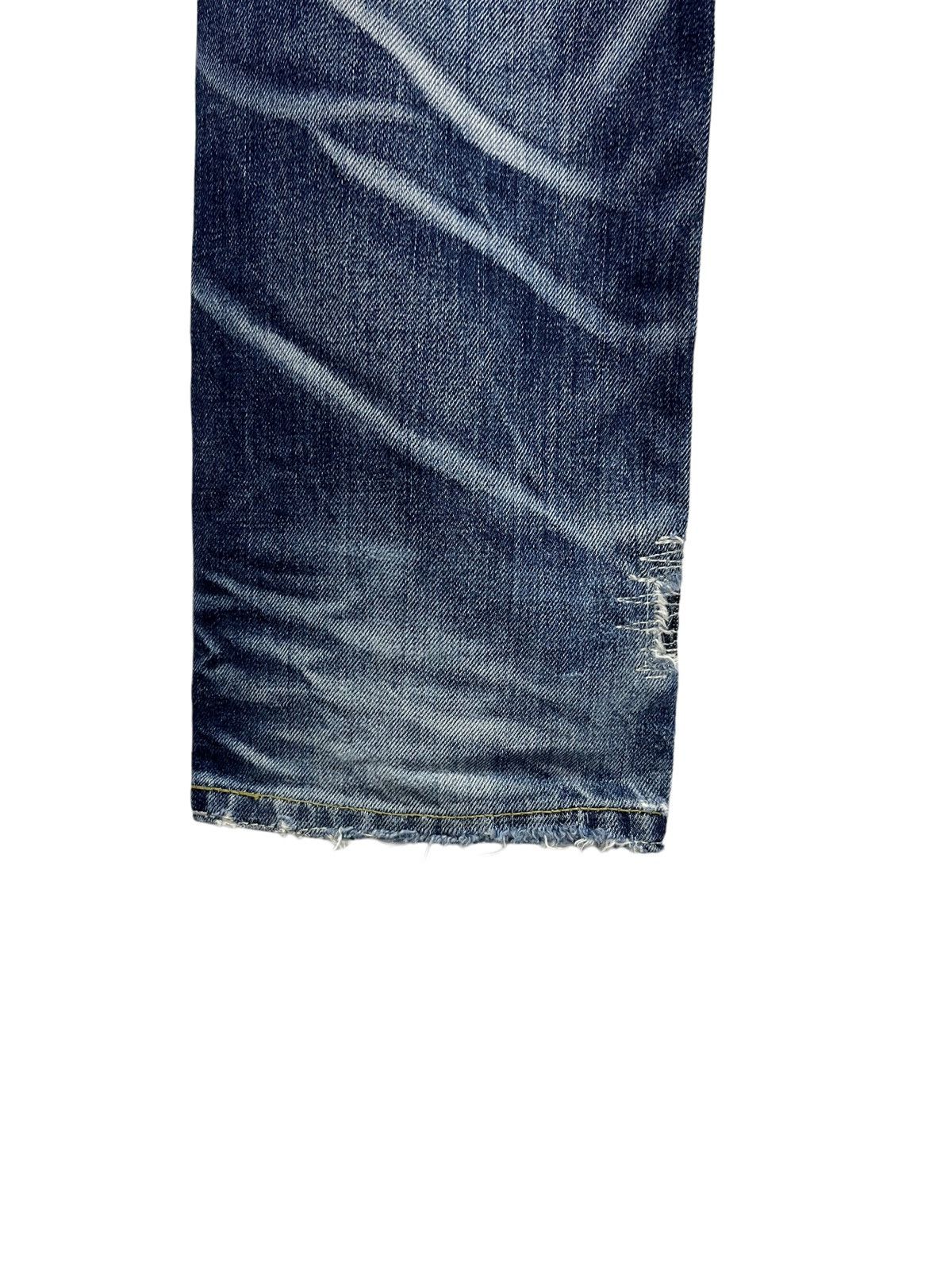 Vintage 🔥YOSHITOMO NARA LOLITA Exotic Denim Chrome Hearts Inspired Size US 29 - 10 Thumbnail