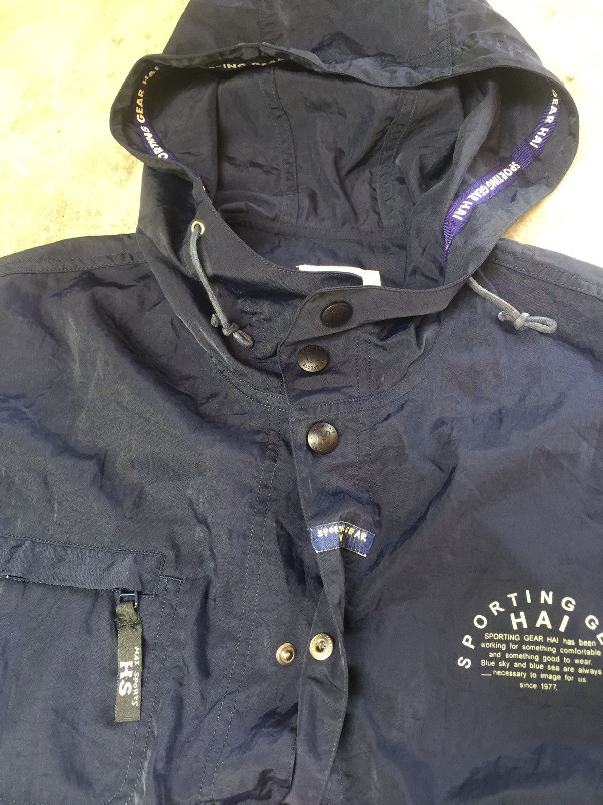 Hai Sporting Gear Hai Sporting Gear Light Hooded Jacket/windbreaker Size US M / EU 48-50 / 2 - 9 Thumbnail