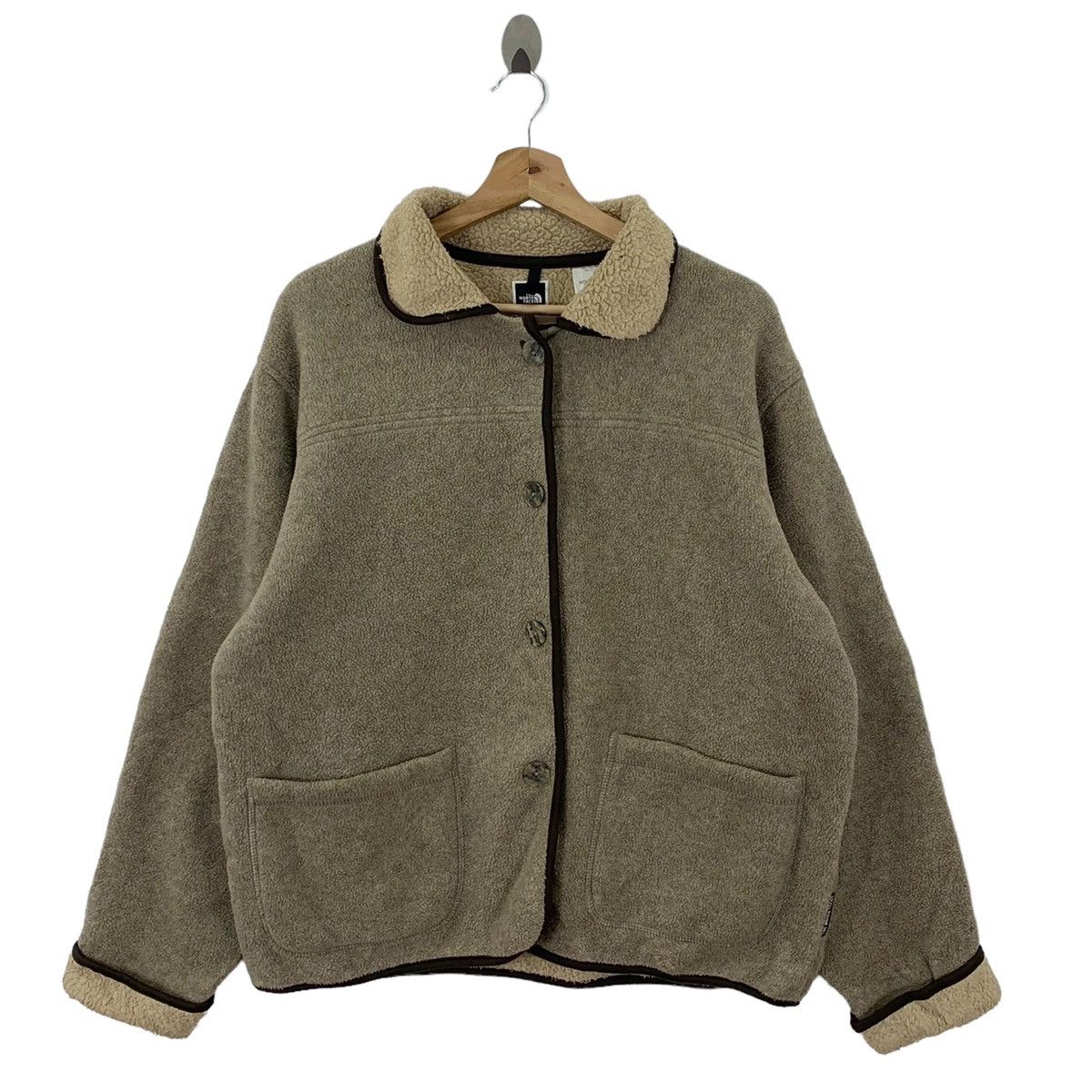 The North Face Vintage The North Face Fleece Button Jacket Size US M / EU 48-50 / 2 - 1 Thumbnail