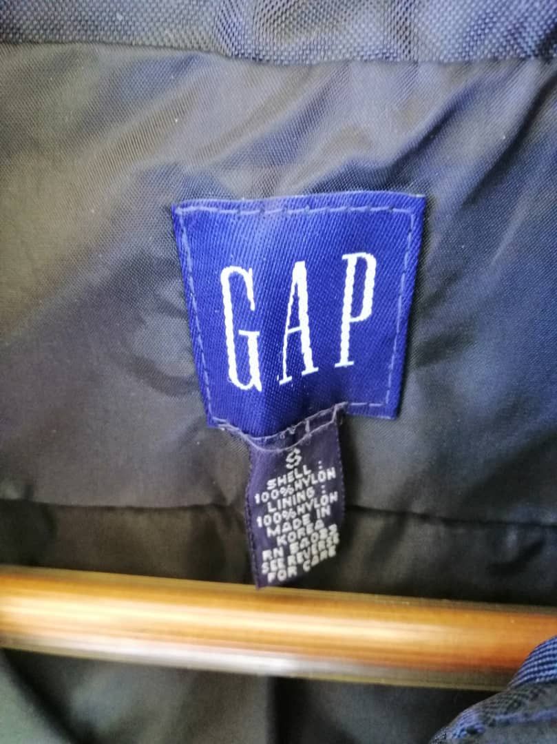Gap NOS Gap Black Nylon Vest Size US XS / EU 42 / 0 - 8 Thumbnail