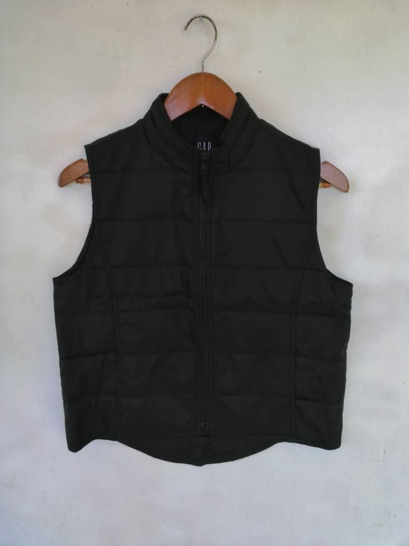 NOS Gap Black Nylon Vest