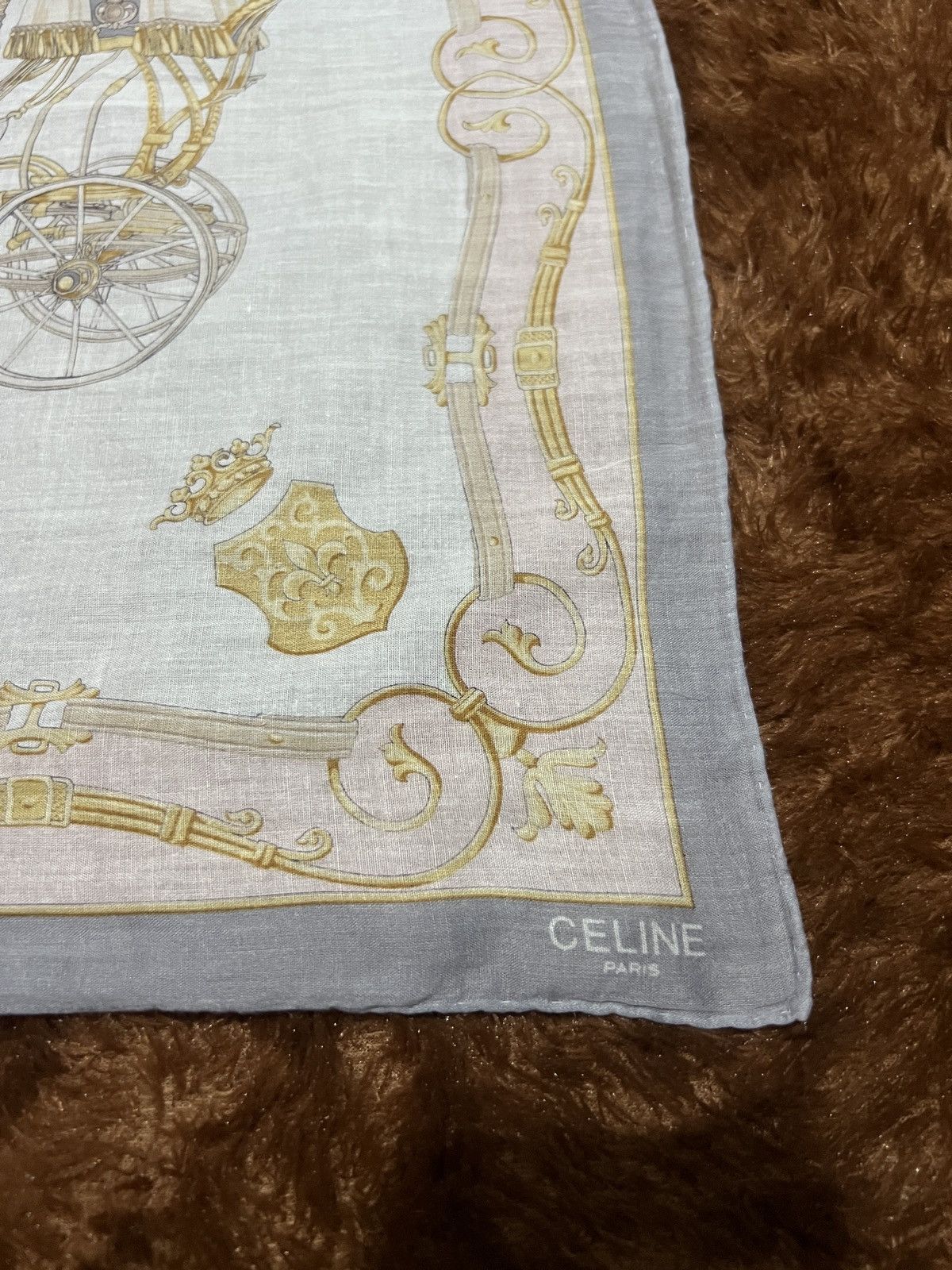 Celine Celine Silk Scarf Size ONE SIZE - 3 Thumbnail