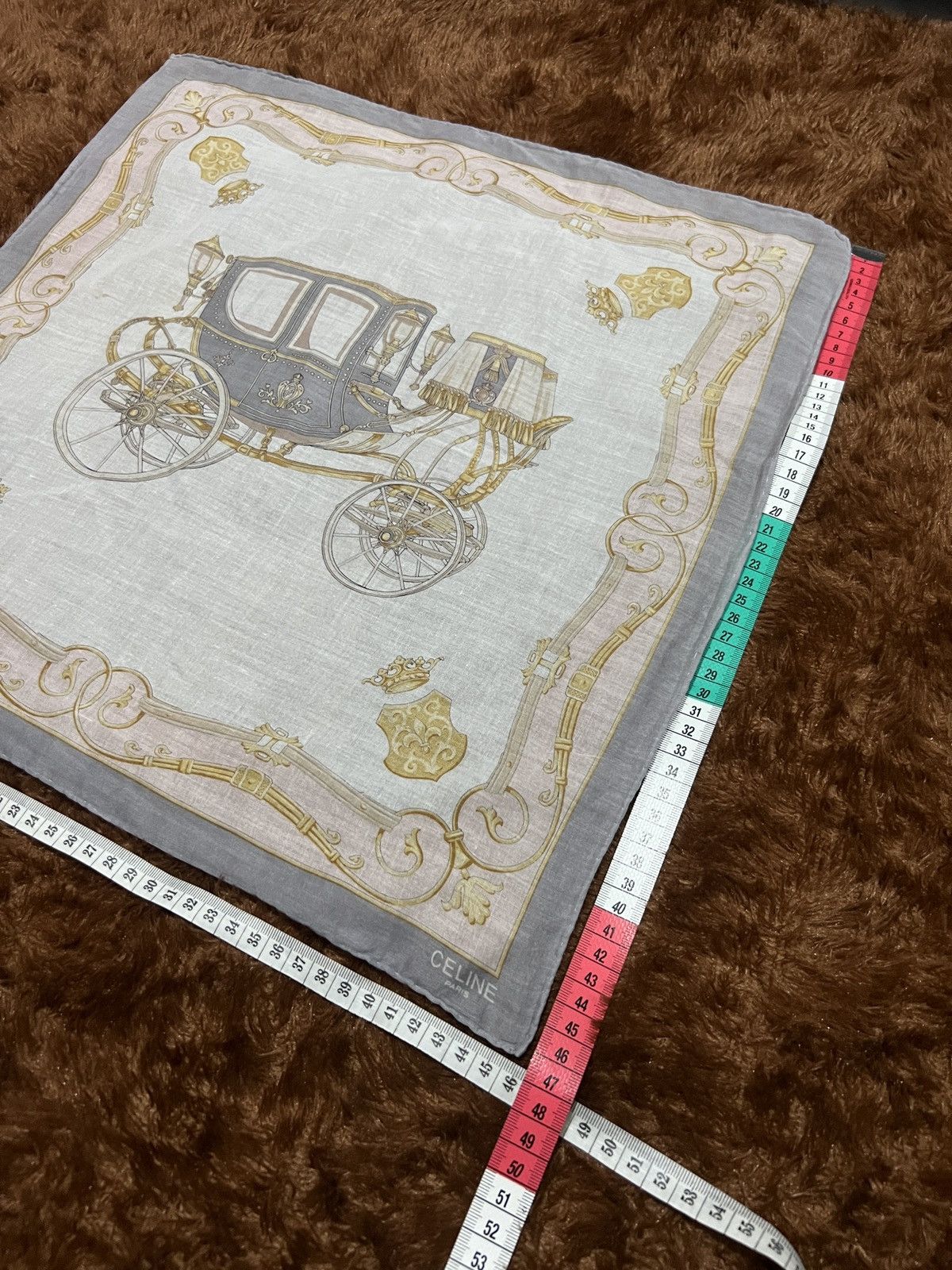 Celine Celine Silk Scarf Size ONE SIZE - 5 Thumbnail