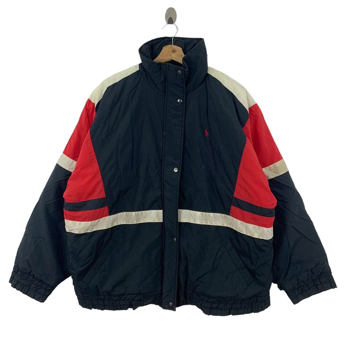 Mens Hoodies Fiorucci Red Hoodie Vintage Winston Checkered