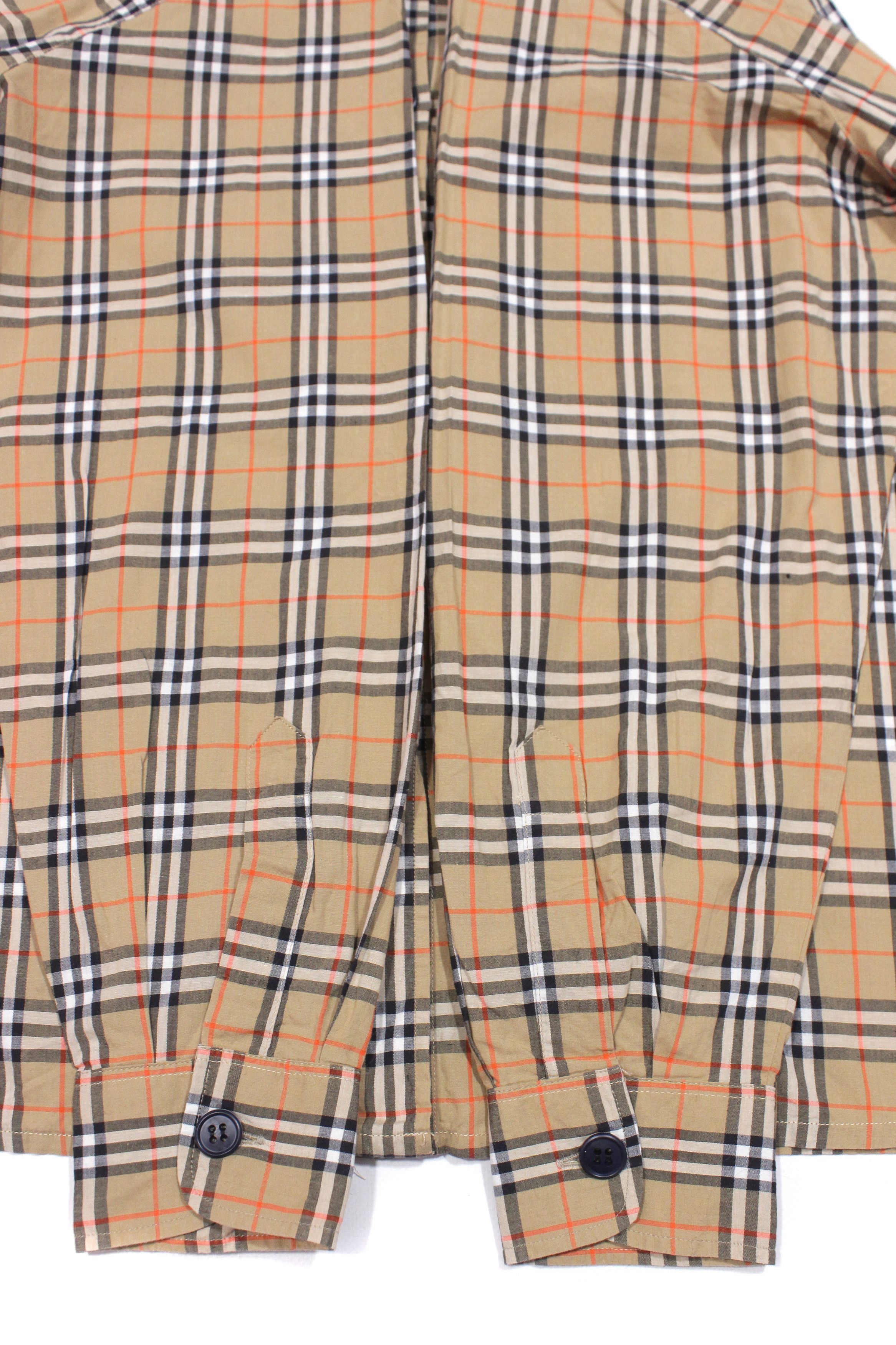 Burberry 90S Nova Check Shirt Vintage Size L / US 10 / IT 46 - 5 Thumbnail