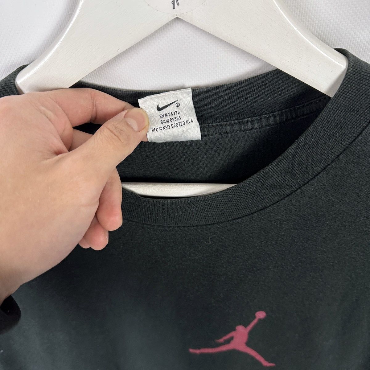 Jordan Brand Vintage 90s Nike x Michael Jordan Jumpman tee OG basketball Size US XL / EU 56 / 4 - 7 Thumbnail