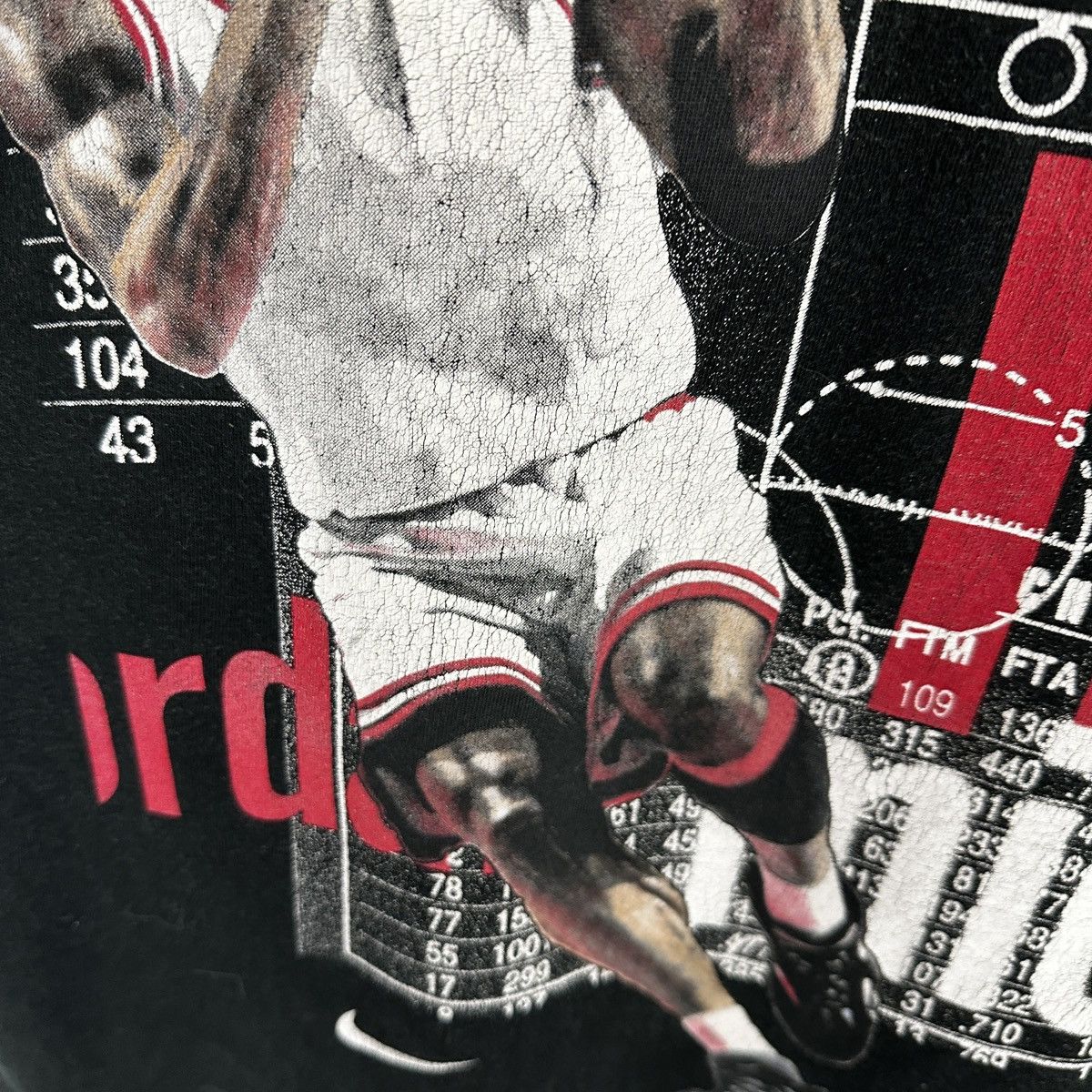 Jordan Brand Vintage 90s Nike x Michael Jordan Jumpman tee OG basketball Size US XL / EU 56 / 4 - 8 Thumbnail
