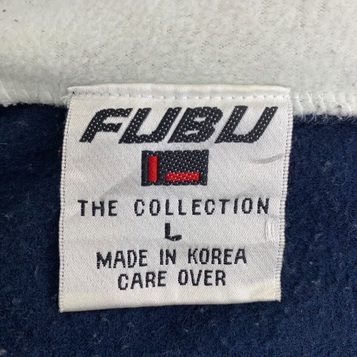 Fubu Vintage Fubu Sportswear Collection Fleece Half Zipper Jacket Size US L / EU 52-54 / 3 - 5 Thumbnail