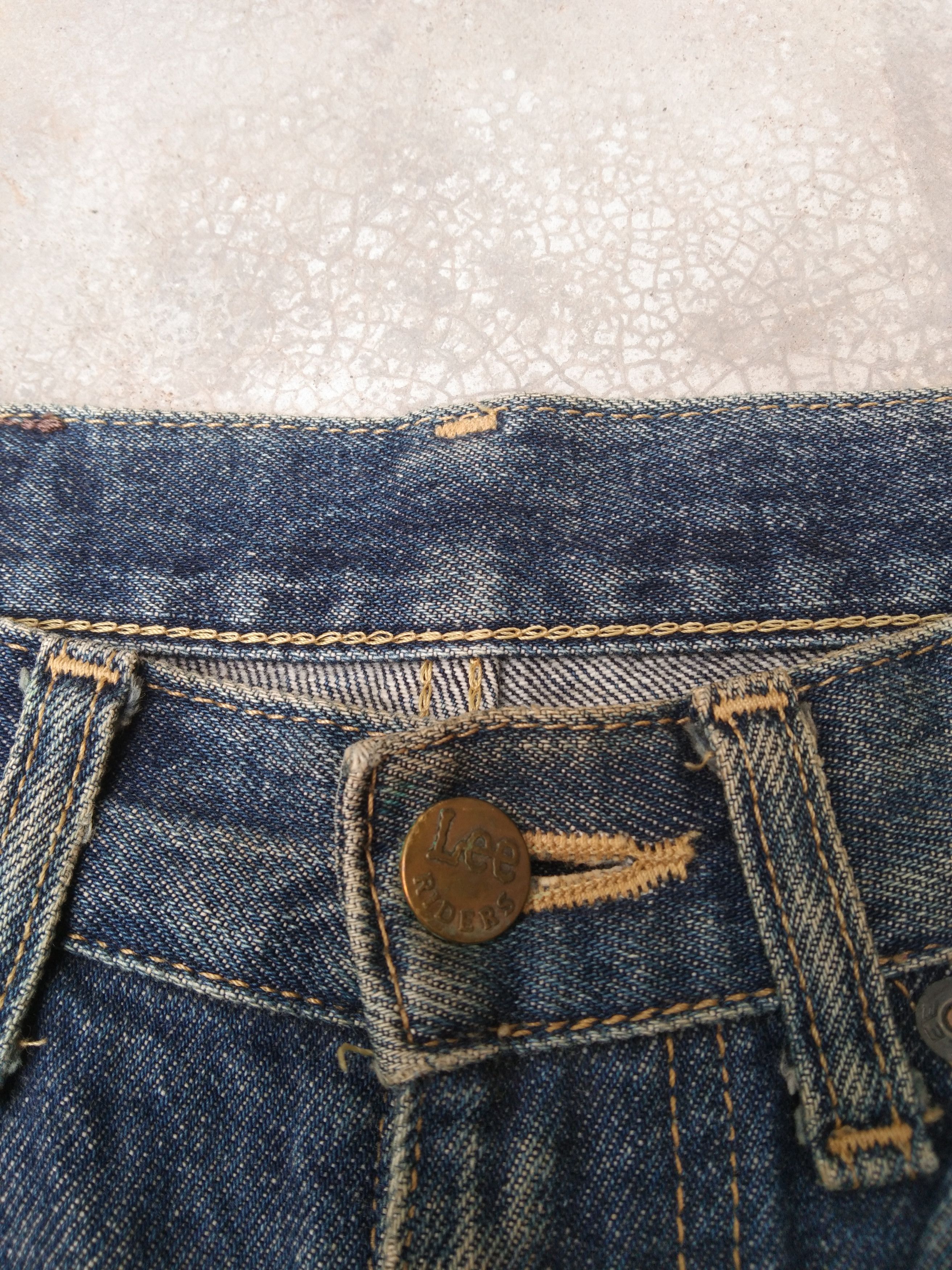 Japanese Brand × Jean × Vintage Vintage Rusty Lee Riders Tapered Leg Distressed Jeans 27x30 Size US 27 - 7 Thumbnail