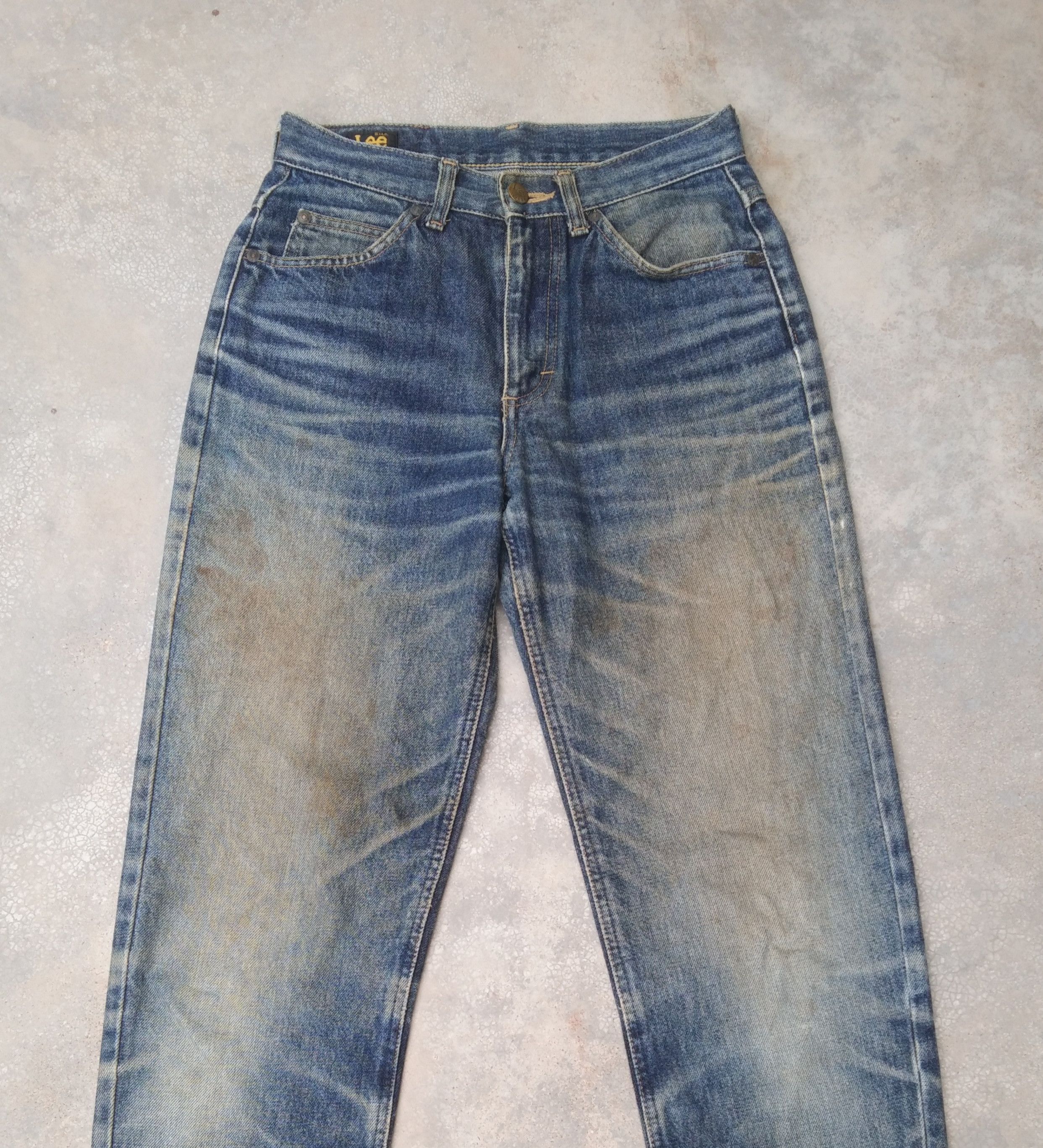 Japanese Brand × Jean × Vintage Vintage Rusty Lee Riders Tapered Leg Distressed Jeans 27x30 Size US 27 - 4 Thumbnail