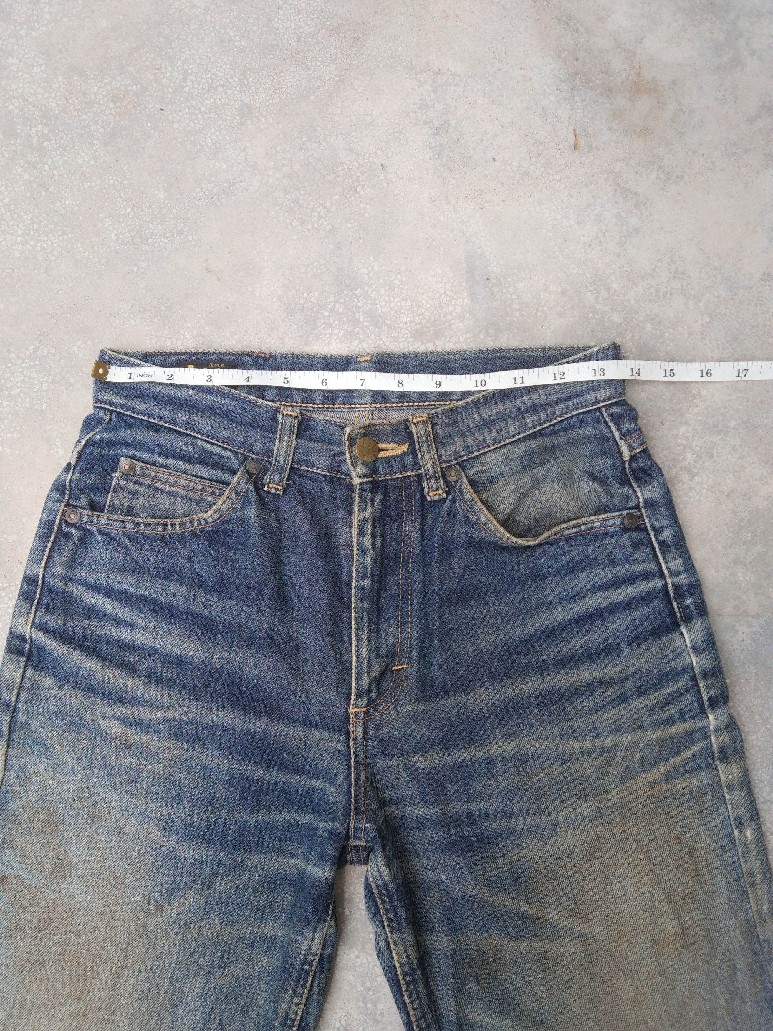 Japanese Brand × Jean × Vintage Vintage Rusty Lee Riders Tapered Leg Distressed Jeans 27x30 Size US 27 - 5 Thumbnail