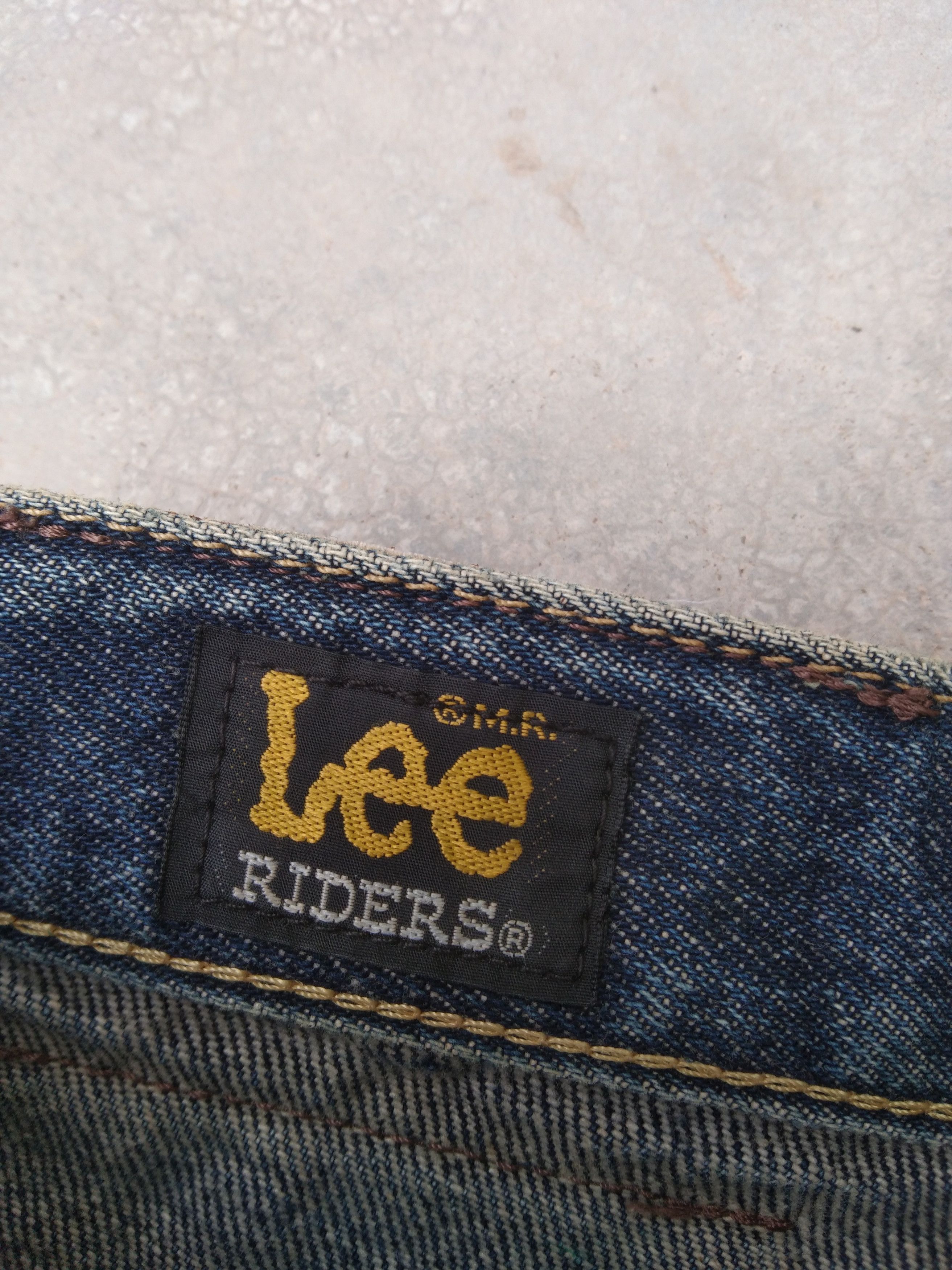 Japanese Brand × Jean × Vintage Vintage Rusty Lee Riders Tapered Leg Distressed Jeans 27x30 Size US 27 - 6 Thumbnail