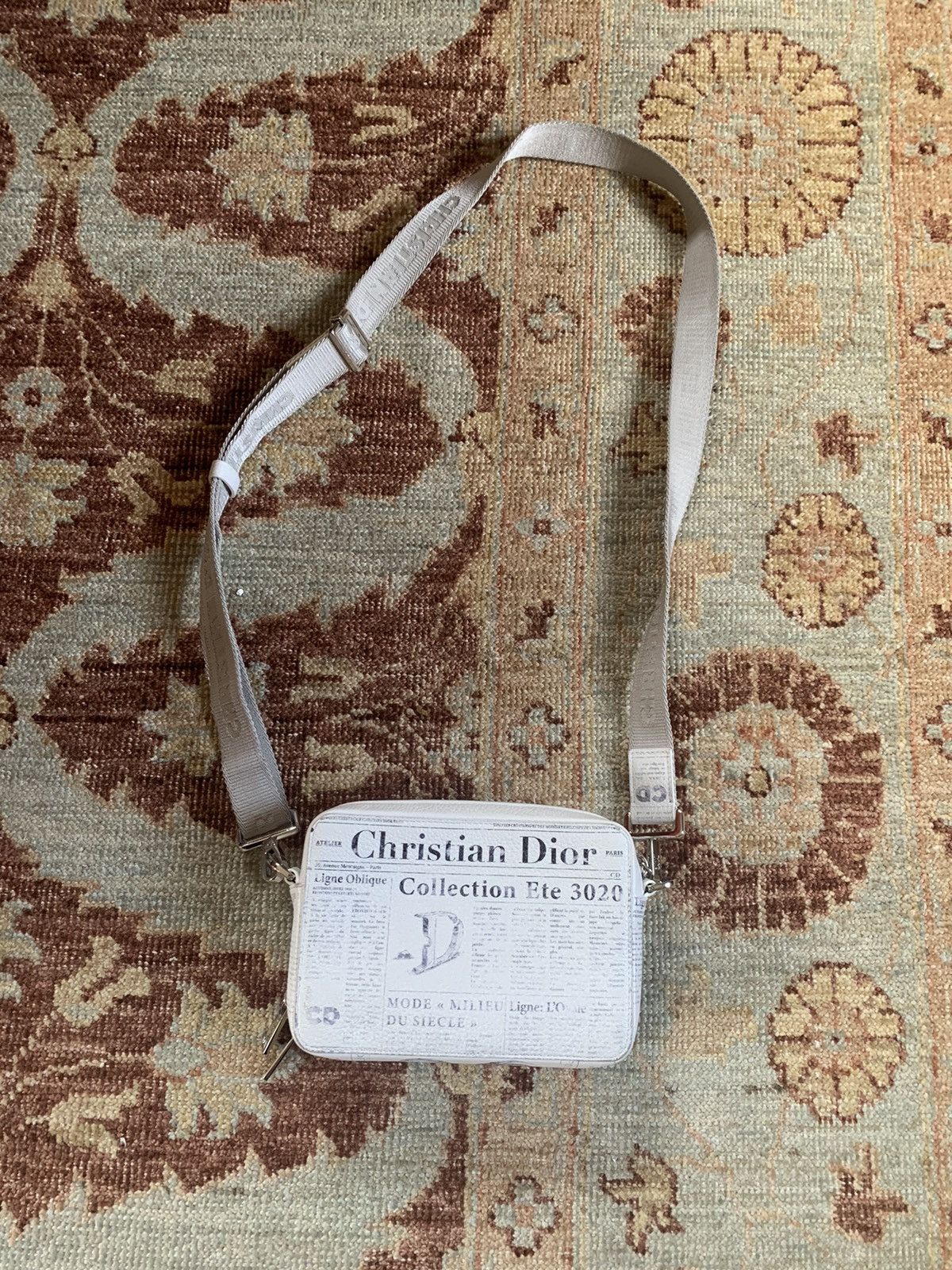 Daniel Arsham × Dior Dior x Arsham Zipped Compact Crossbody Wallet Bag Size ONE SIZE - 2 Thumbnail