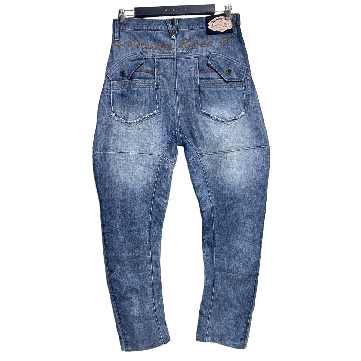 PPFM PPFM Destruct Reconstruct Eastern Rock Denim Jeans Size US 32 / EU 48 - 2 Thumbnail