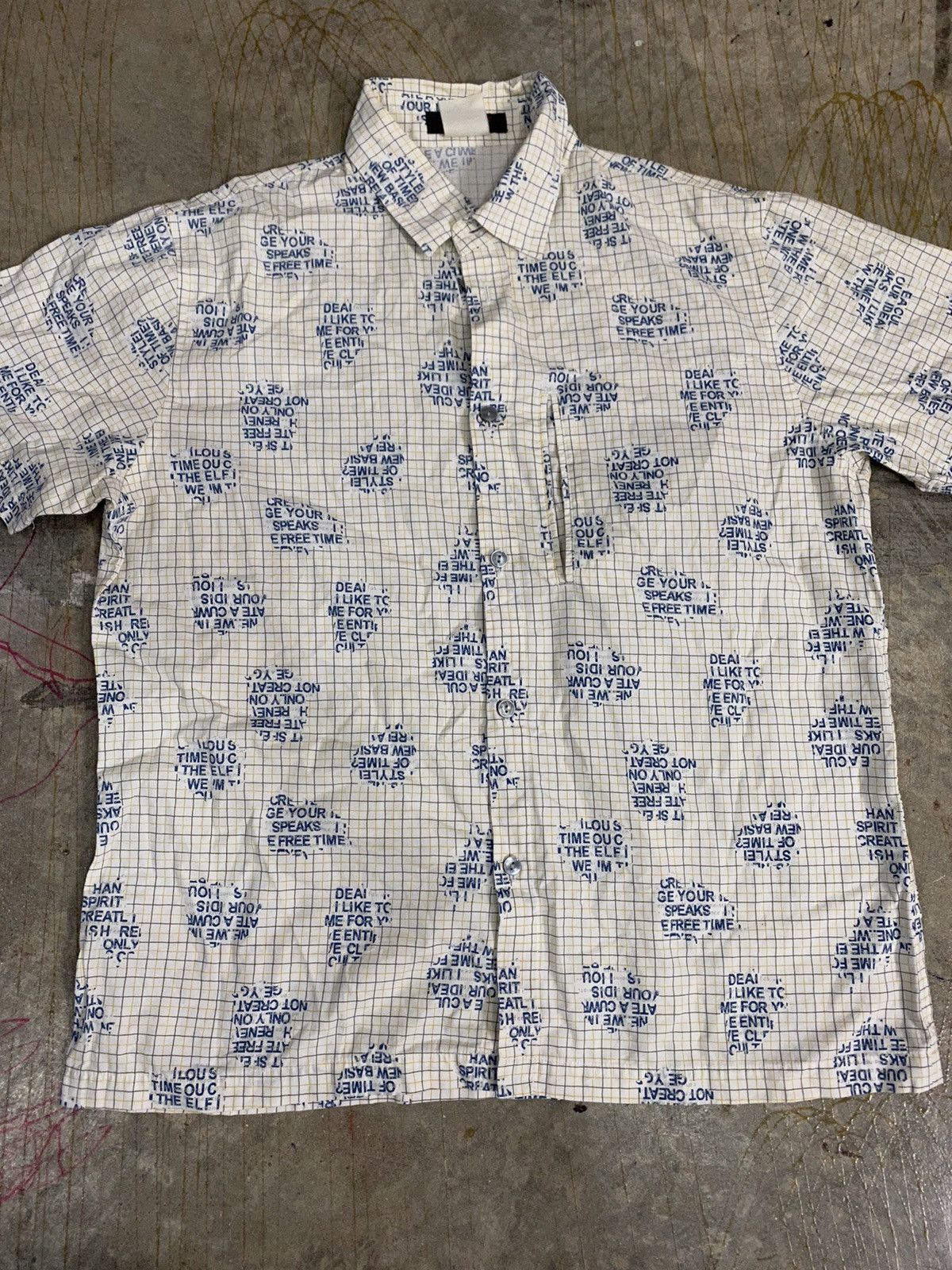 Japanese Brand 90s nationality name grosbec poem punk vertical pocket Size US M / EU 48-50 / 2 - 3 Thumbnail