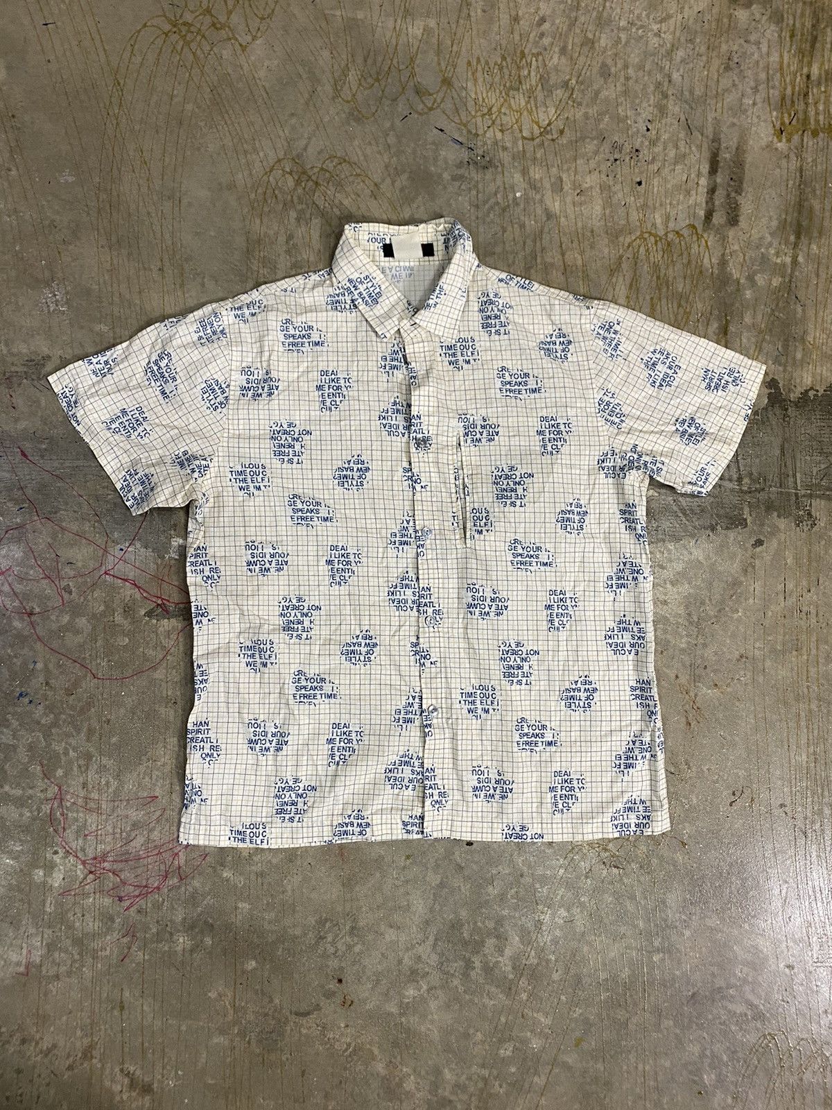 Japanese Brand 90s nationality name grosbec poem punk vertical pocket Size US M / EU 48-50 / 2 - 2 Thumbnail