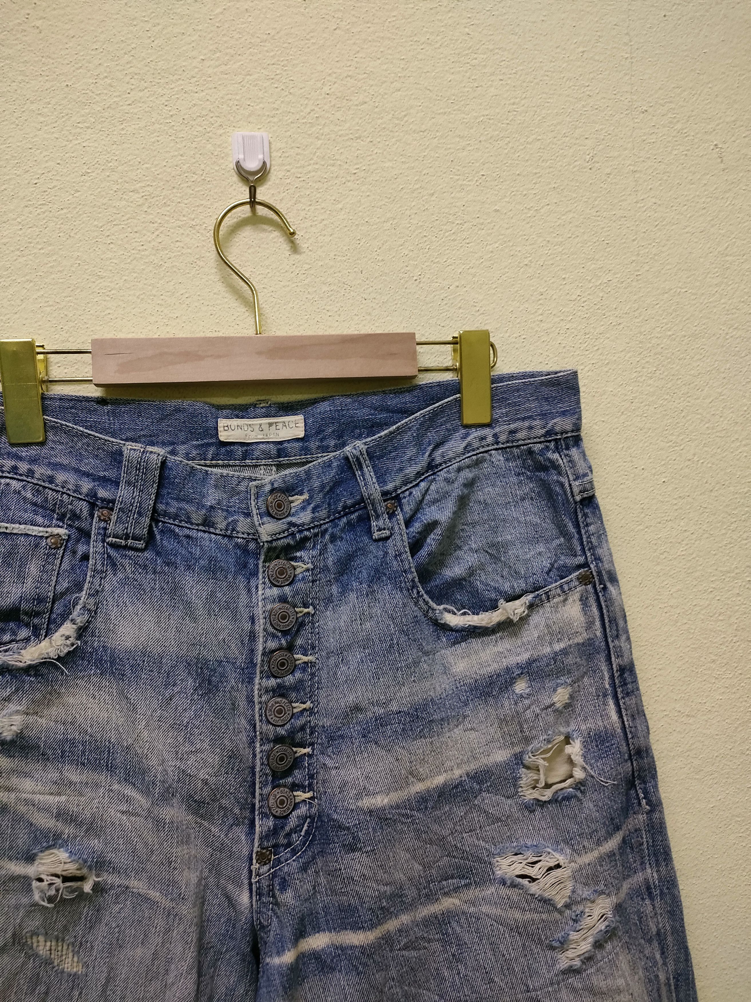 Japanese Brand × Le Grande Bleu (L.G.B.) Bond & Peace Jeans Size US 32 / EU 48 - 9 Thumbnail