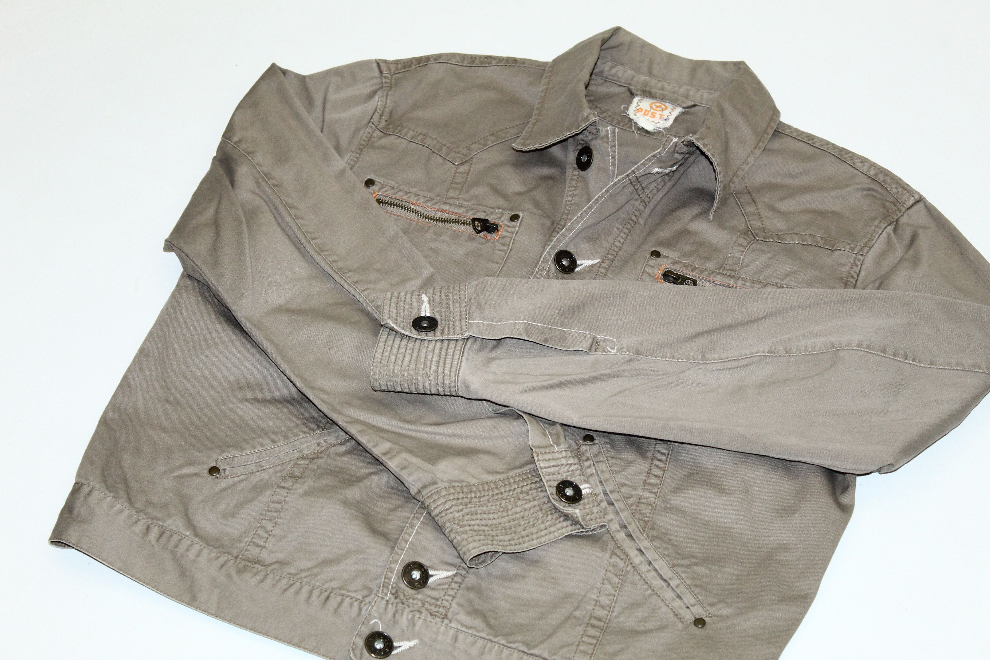 Post Overalls 🔥Post+ Uomo Giubbotto Cotton Twill Work Jacket Size US L / EU 52-54 / 3 - 5 Thumbnail