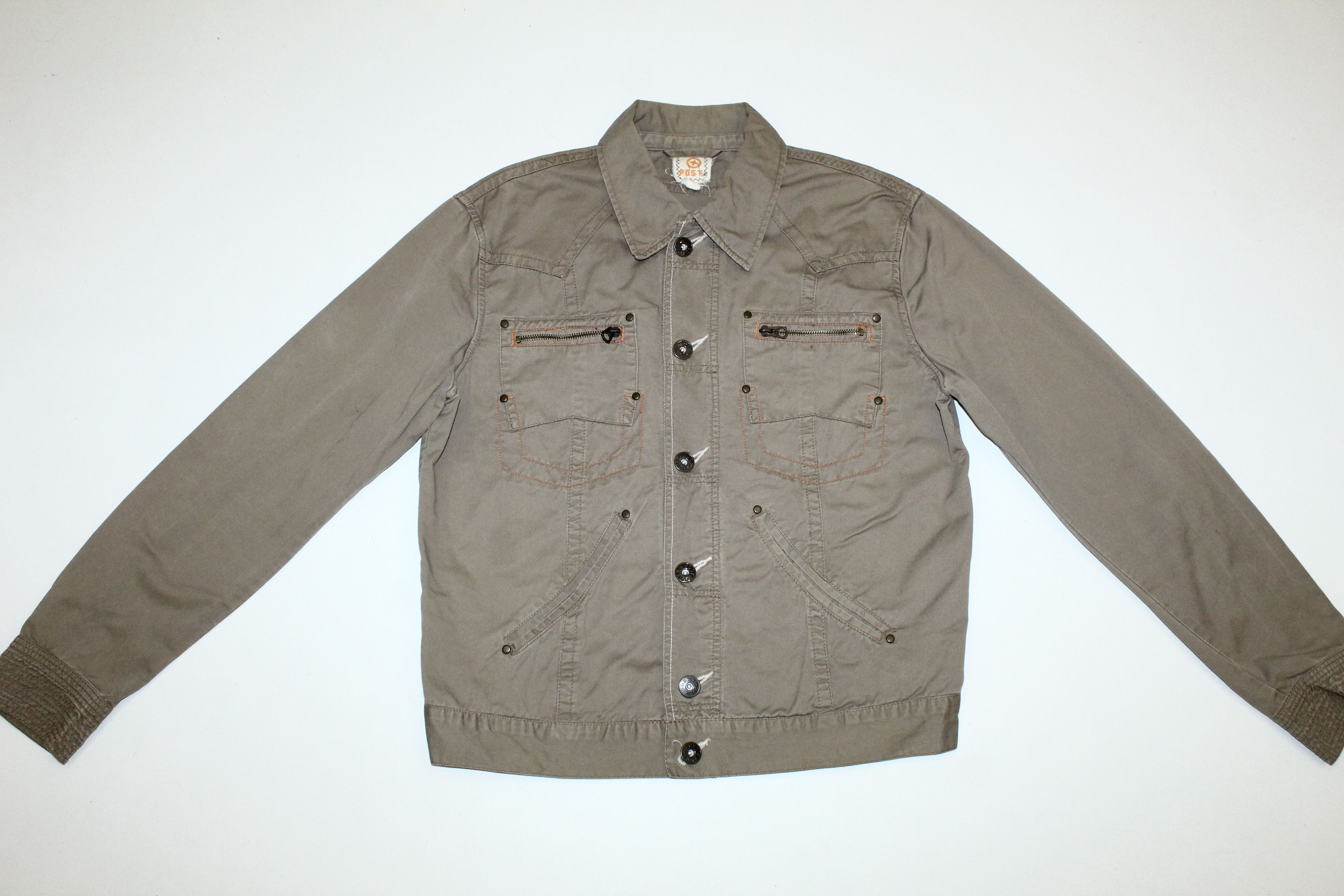 Post Overalls 🔥Post+ Uomo Giubbotto Cotton Twill Work Jacket Size US L / EU 52-54 / 3 - 2 Thumbnail