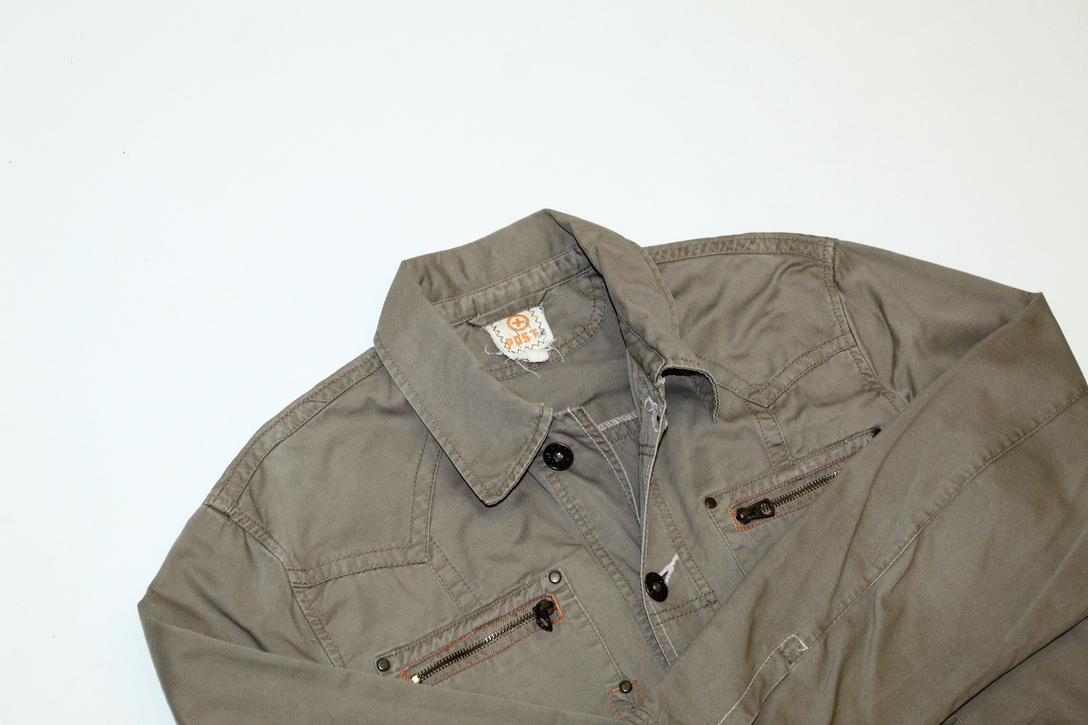 Post Overalls 🔥Post+ Uomo Giubbotto Cotton Twill Work Jacket Size US L / EU 52-54 / 3 - 4 Thumbnail