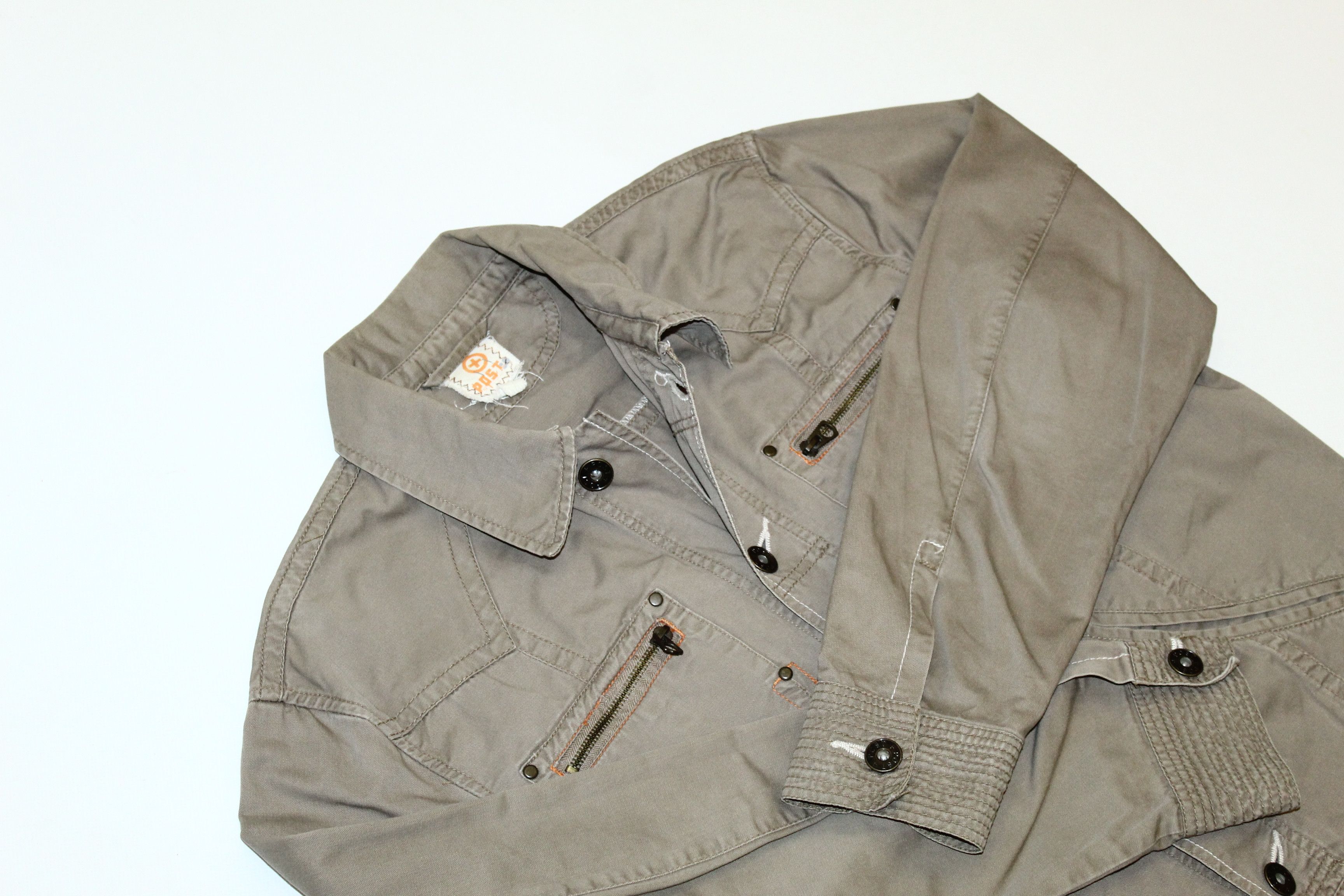 Post Overalls 🔥Post+ Uomo Giubbotto Cotton Twill Work Jacket Size US L / EU 52-54 / 3 - 3 Thumbnail