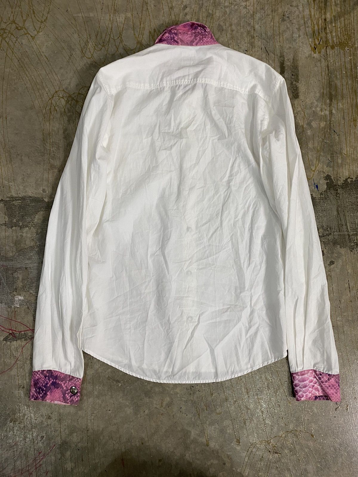 Jean Paul Gaultier 90s JPG Snake Pythons Rayon colar Size US M / EU 48-50 / 2 - 8 Thumbnail