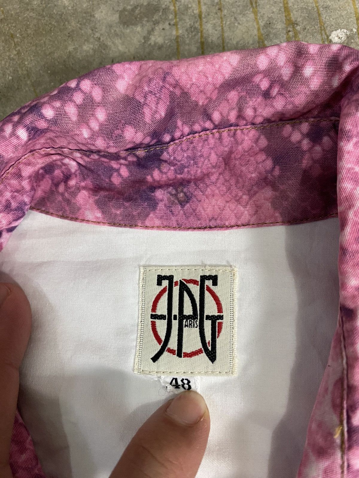 Jean Paul Gaultier 90s JPG Snake Pythons Rayon colar Size US M / EU 48-50 / 2 - 10 Thumbnail