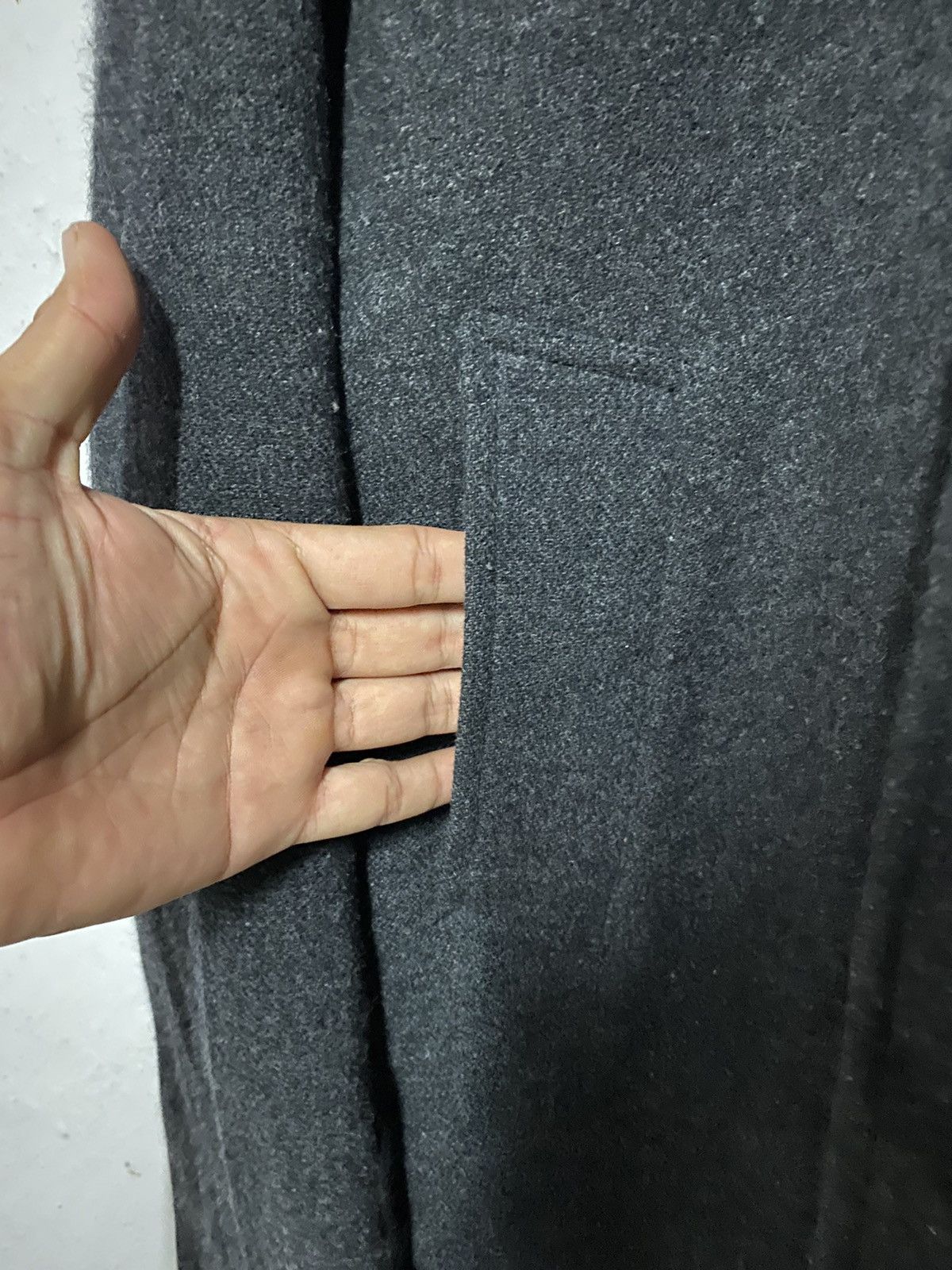 Zucca Duffle Zipper Wool Coat