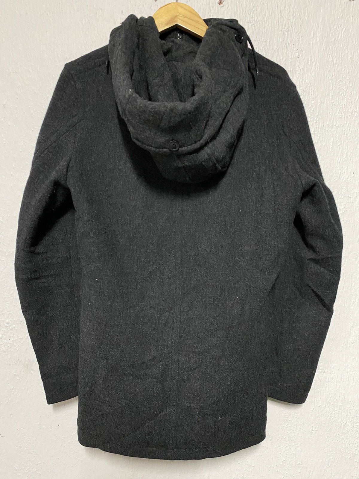 Zucca Duffle Zipper Wool Coat