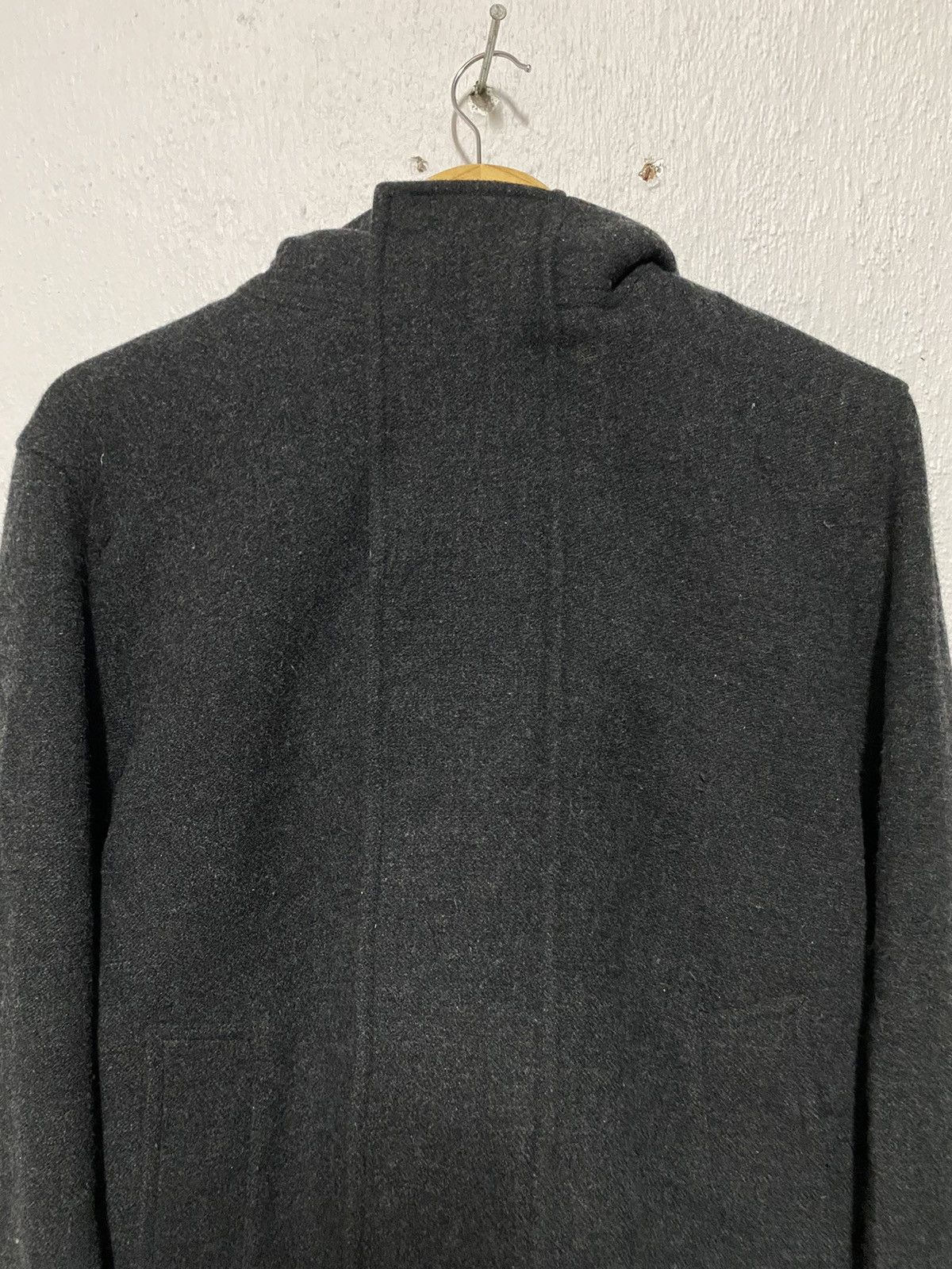 Zucca Duffle Zipper Wool Coat