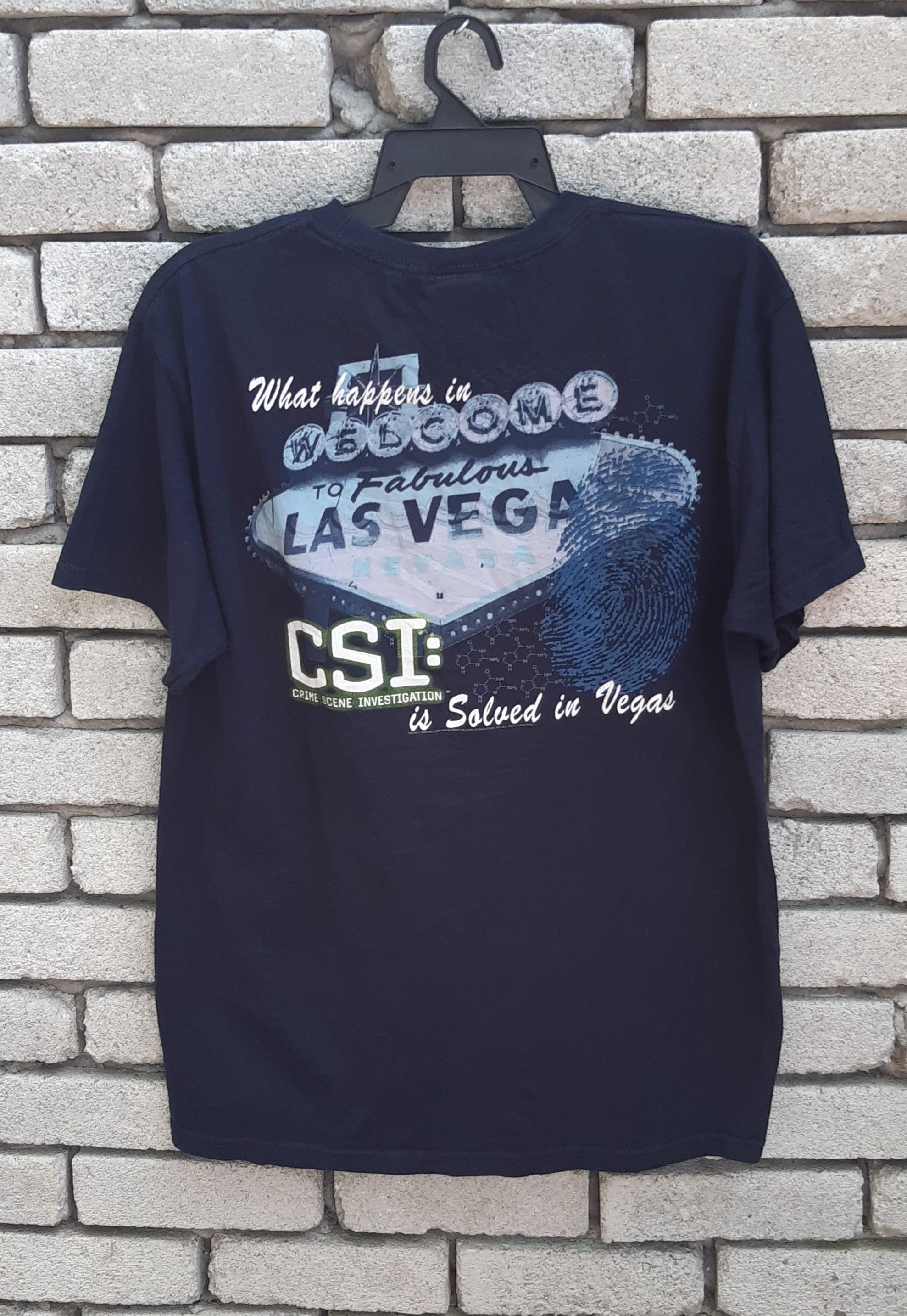 Giant × Vintage C.S.I ..CRIME SCENE INVESTIGATION t shirt Size US L / EU 52-54 / 3 - 1 Thumbnail