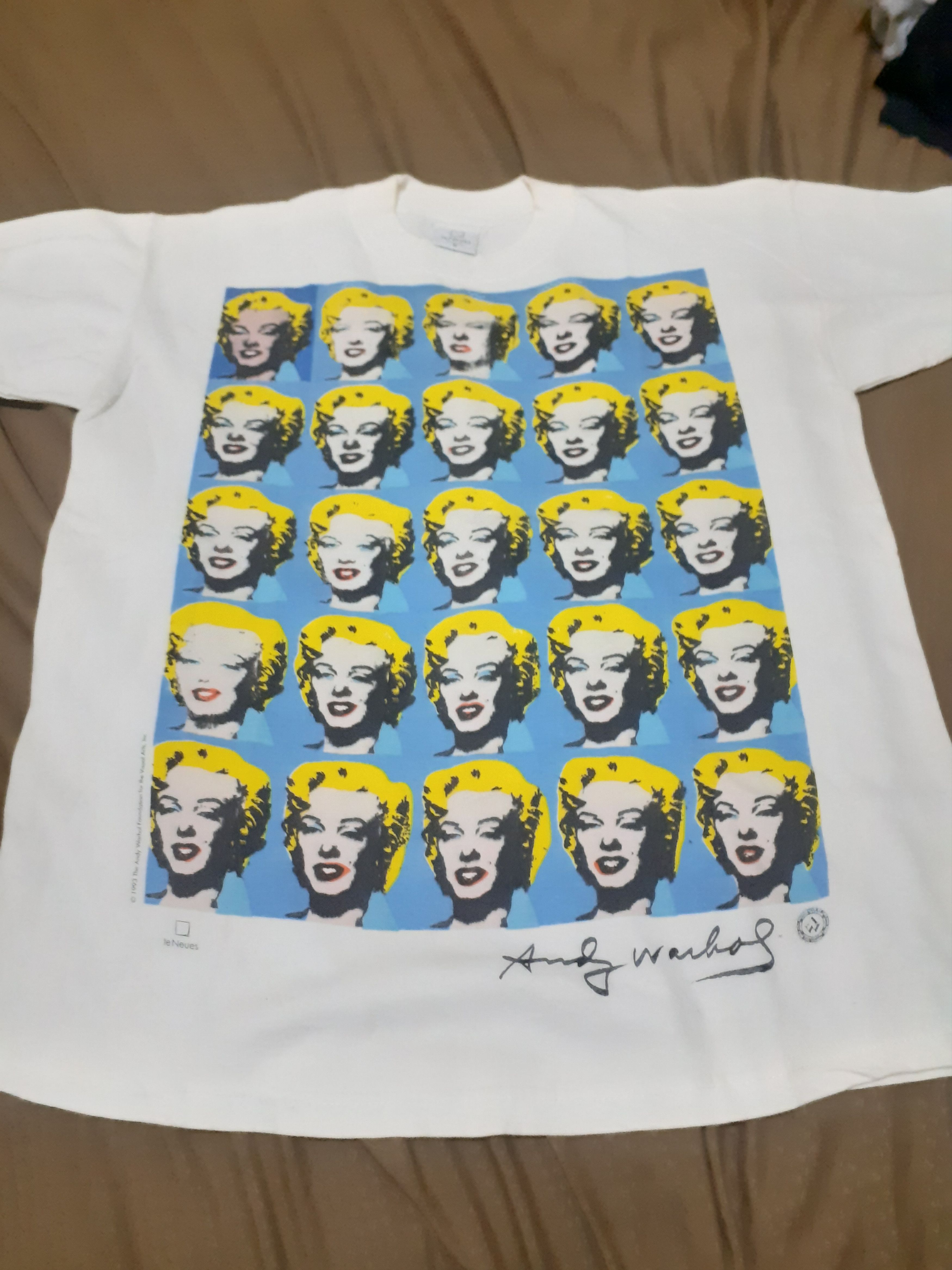 GREG LAUREN PATCHWORK STRIPED WOMEN'S TEE