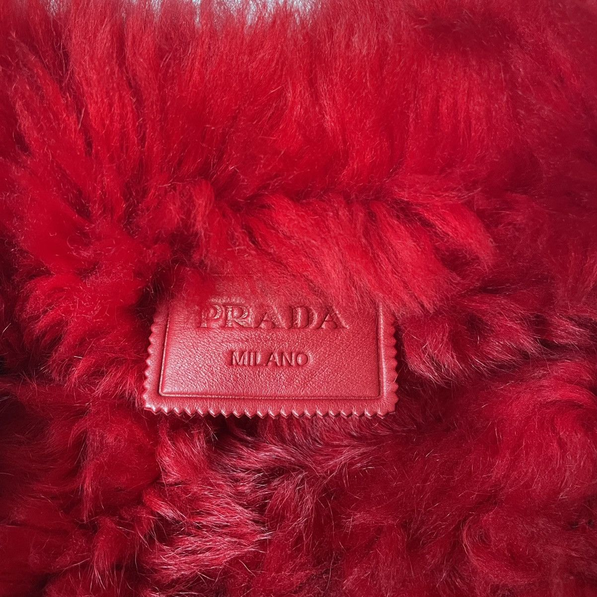 Prada A/W 14 Black Shearling Biker Jacket Size S / US 4 / IT 40 - 4 Thumbnail