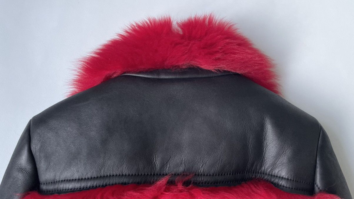 Prada A/W 14 Black Shearling Biker Jacket Size S / US 4 / IT 40 - 16 Thumbnail