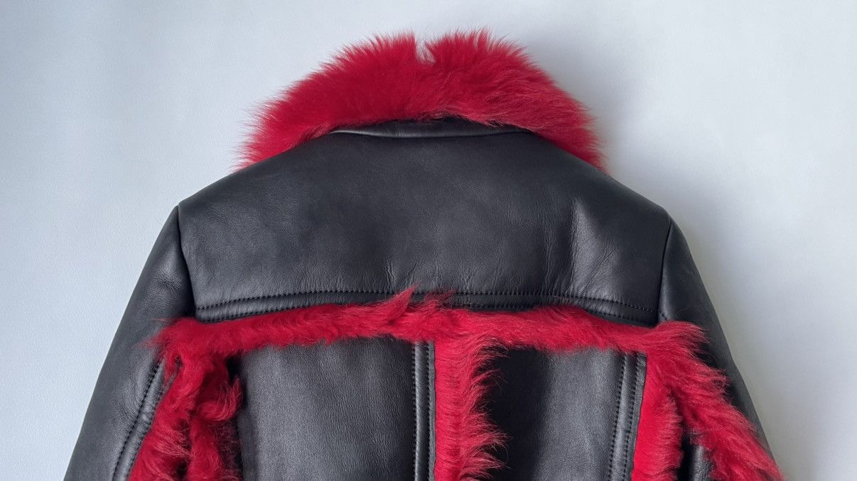 Prada A/W 14 Black Shearling Biker Jacket Size S / US 4 / IT 40 - 13 Thumbnail