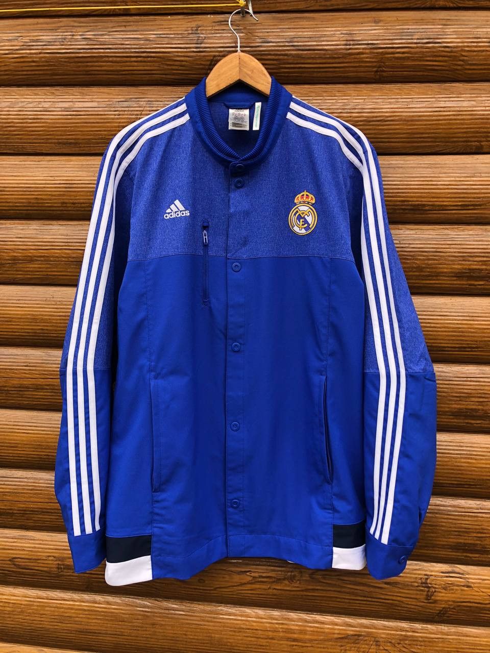 Adidas REAL MADRID JACKET TRACK FOOTBALL SOCCER ADIDAS Size US L / EU 52-54 / 3 - 1 Thumbnail
