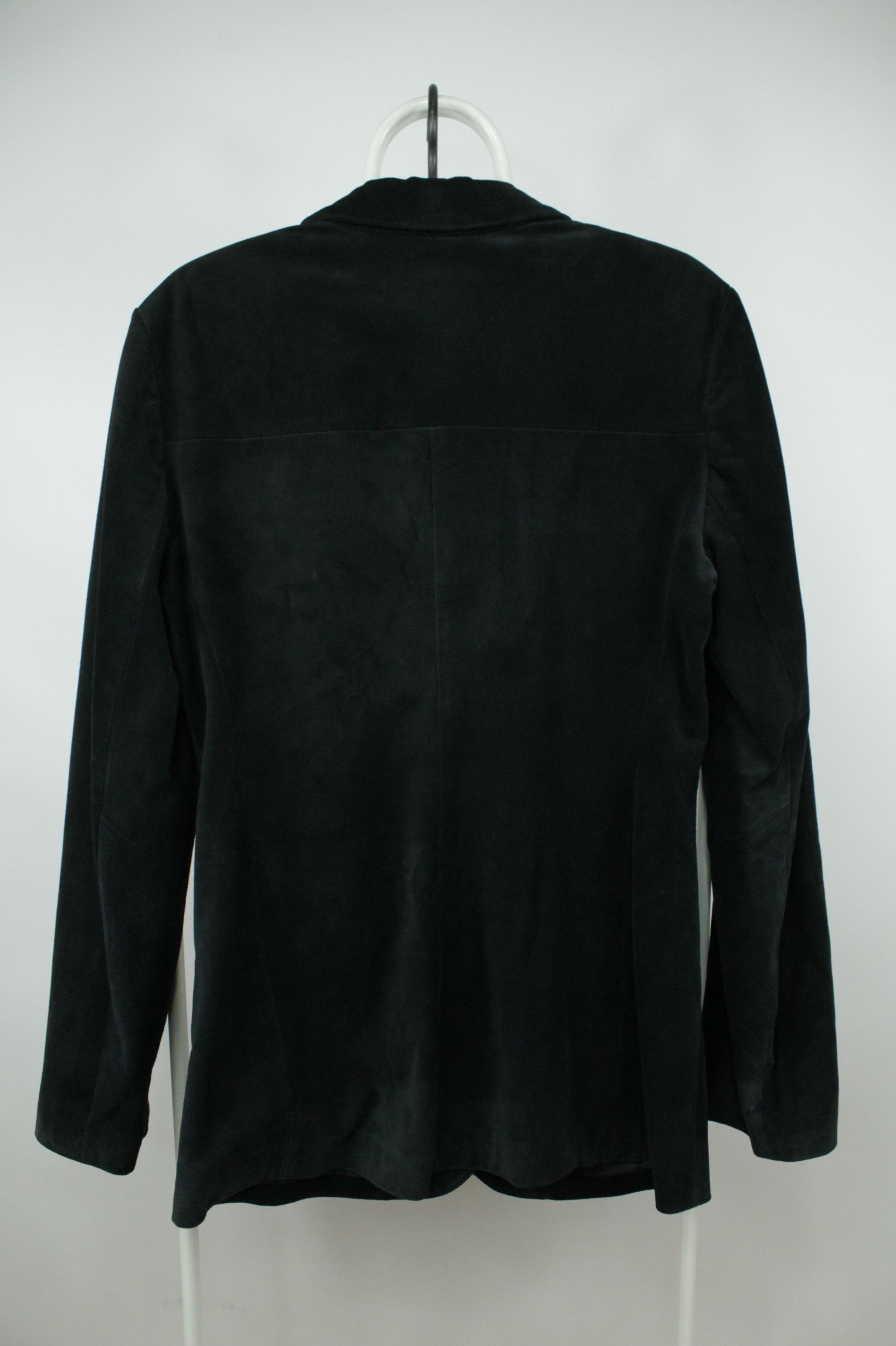 Emporio Armani × Vintage Emporio Armani Vintage Black Suede Blazer Jacket Women's Size M / US 6-8 / IT 42-44 - 8 Thumbnail