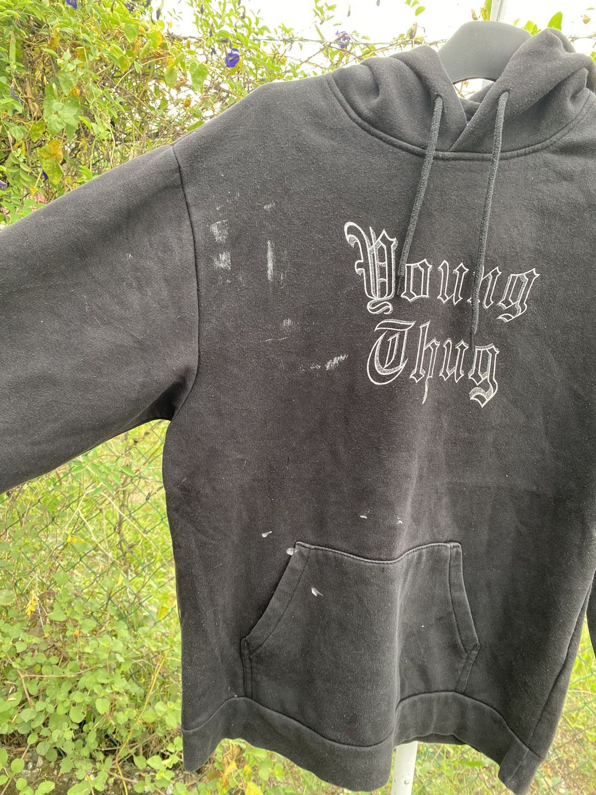 Young Thug Rare Young Thug Rap Merch Gothic Lettering Hoodie Size US M / EU 48-50 / 2 - 2 Thumbnail